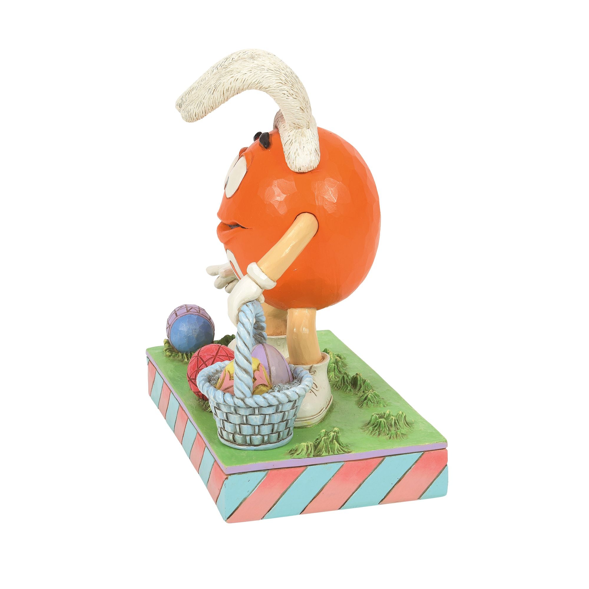 M&M'S Orange Charact w/Basket – Jim Shore