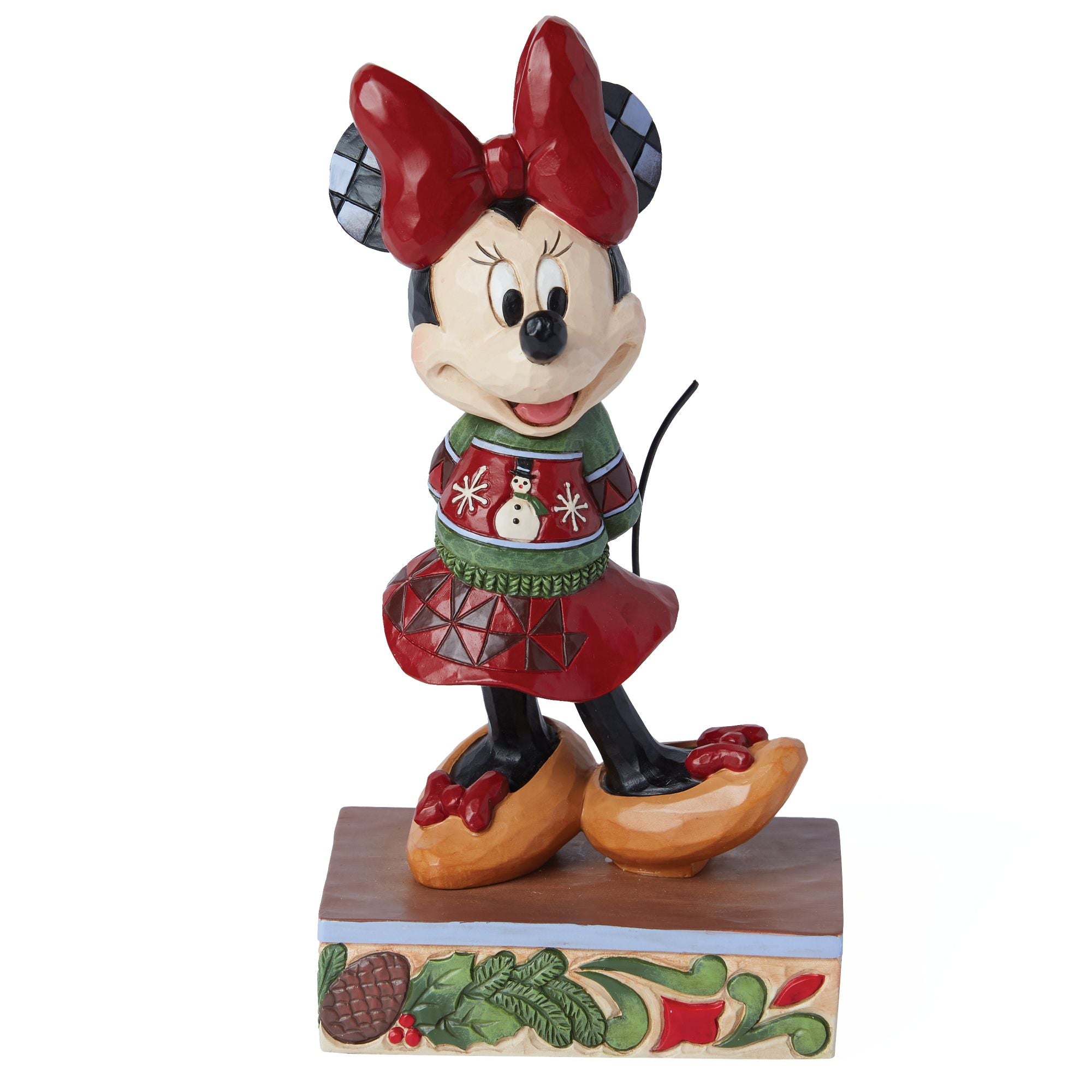 【Disney Traditions】ミニー クリスマスセーター Minnie in Christmas Sweater – Jim Shore