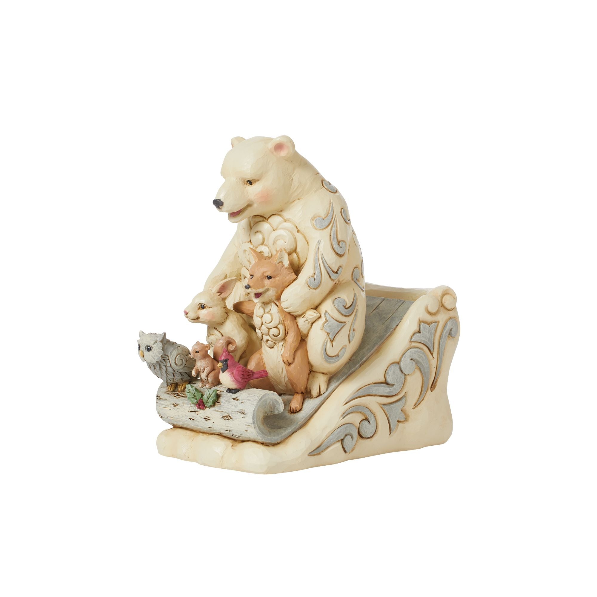 Woodland Animals On Toboggan - Thumbnail 2
