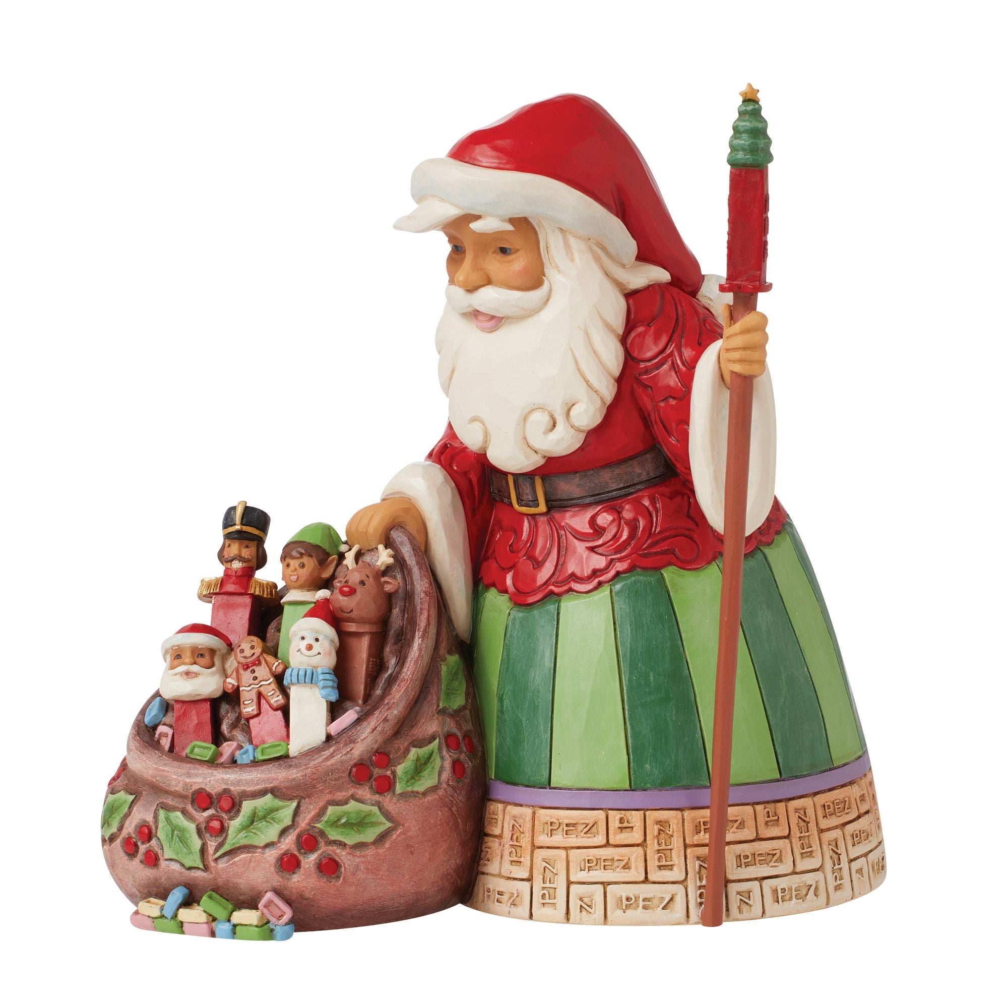Jim shore☆Santa with Toybag Worldwide Event Santa with Toy Bag Ornament Jim Shore Heartwood