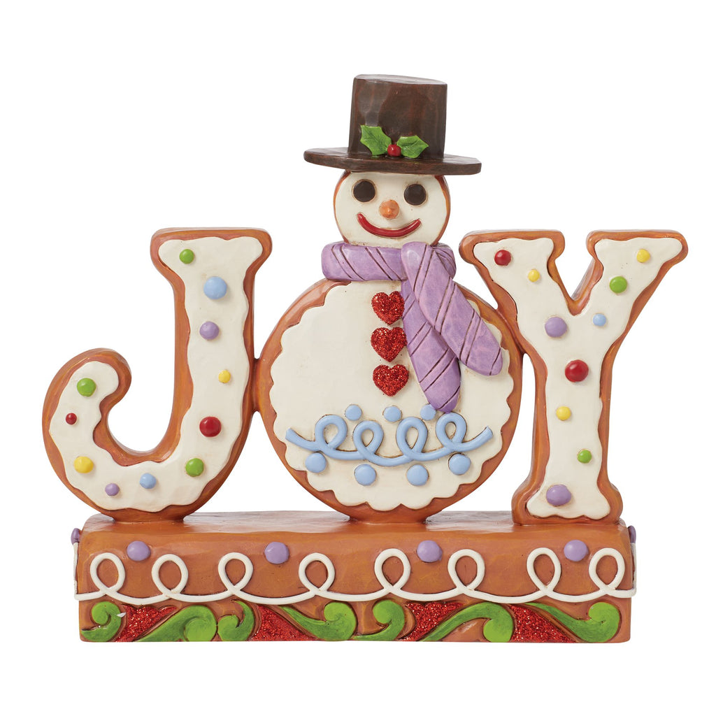 Gingerbread JOY Figurine – Jim Shore