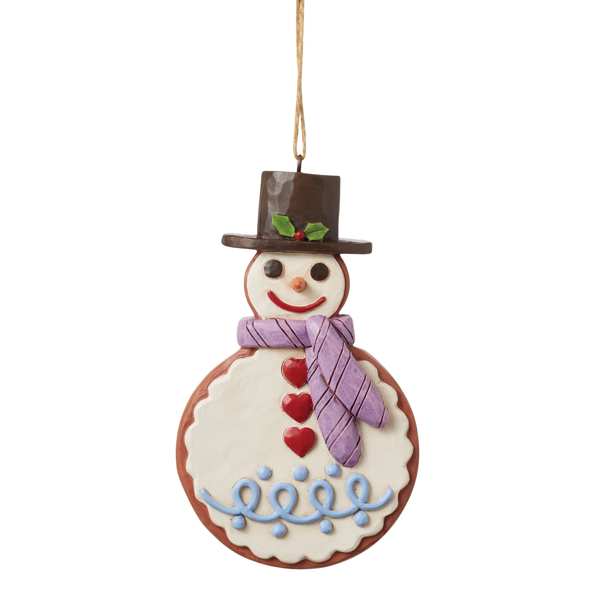 Jim Shore Sweets Snowman Bell Ornament - Thumbnail 5