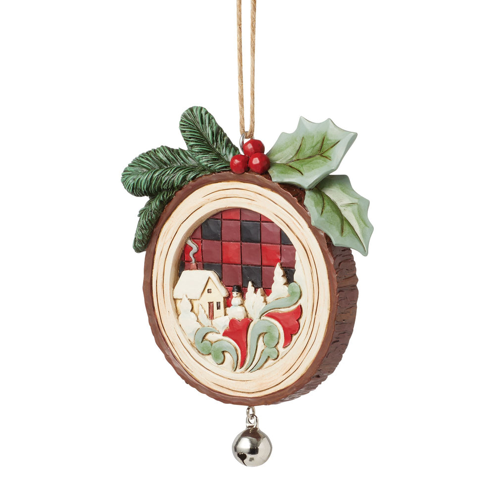 Jim Shore Highland Glen Wichtel-Serviettenhalter – Nostalgischer Weihnachts-Dekor, Ca. 14 Cm