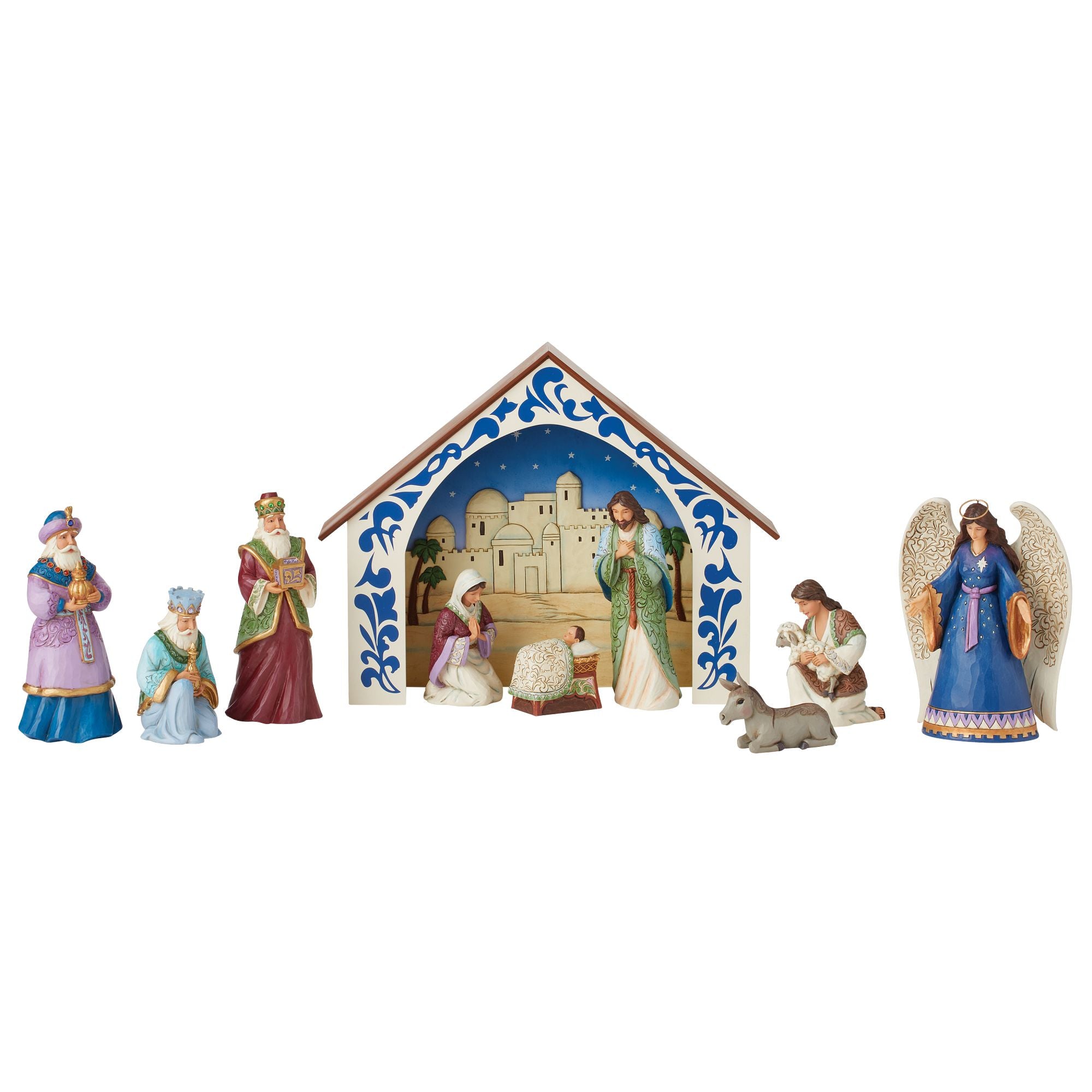 10 PC Nativity Set Figurines – Jim Shore