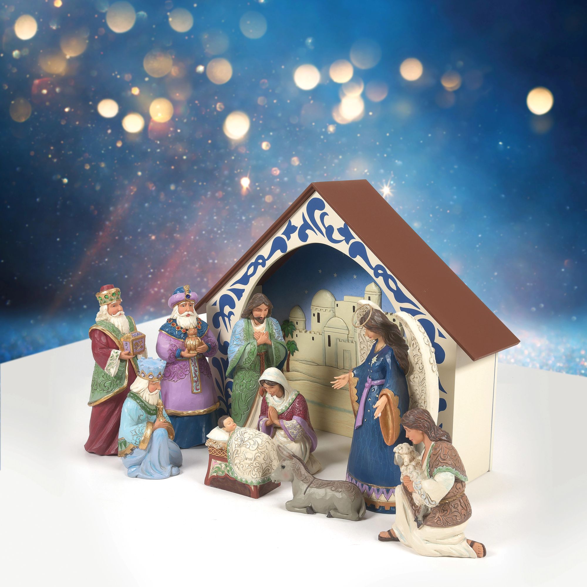 10 PC Nativity Set Figurines – Jim Shore