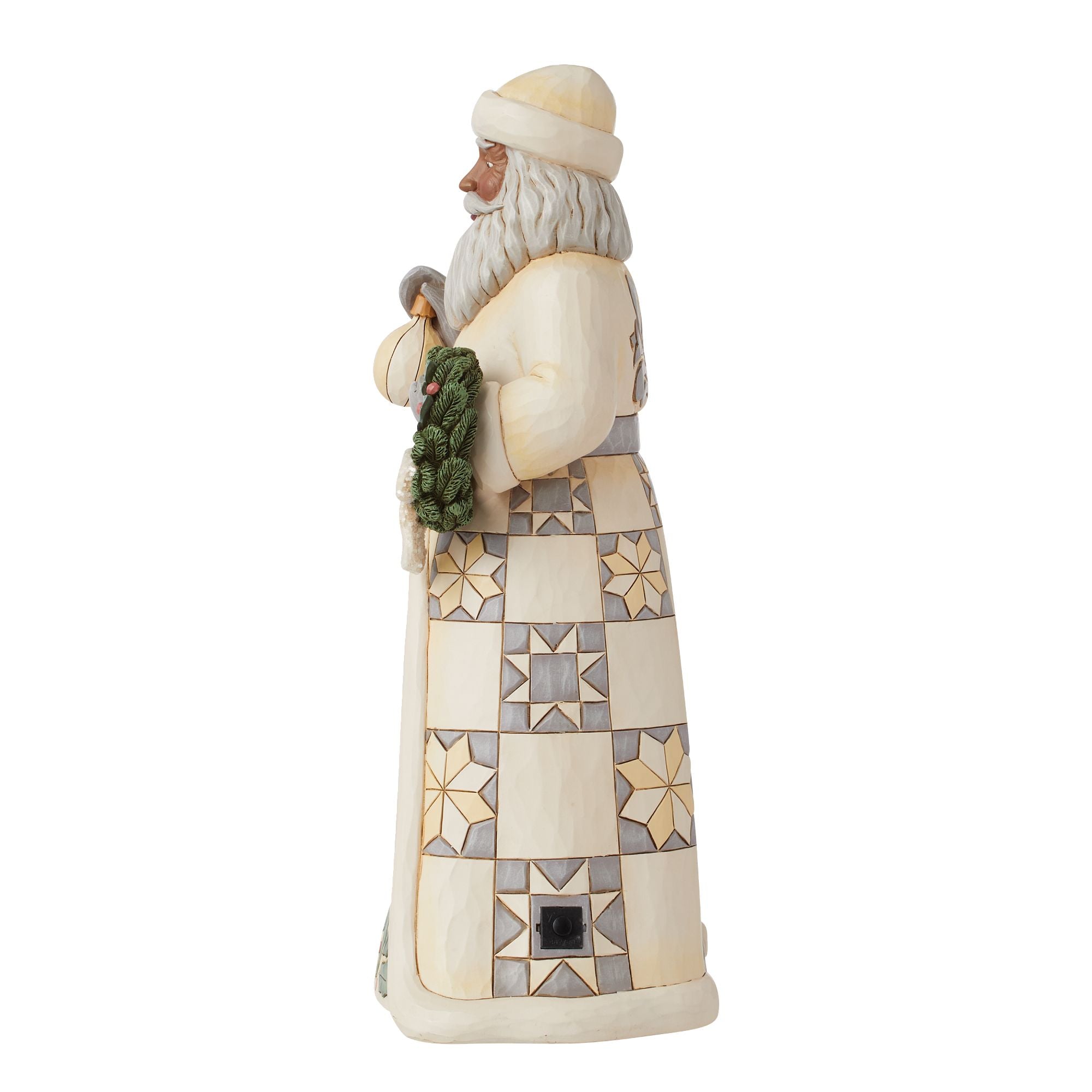 LED Black Santa Open Scene – Jim Shore