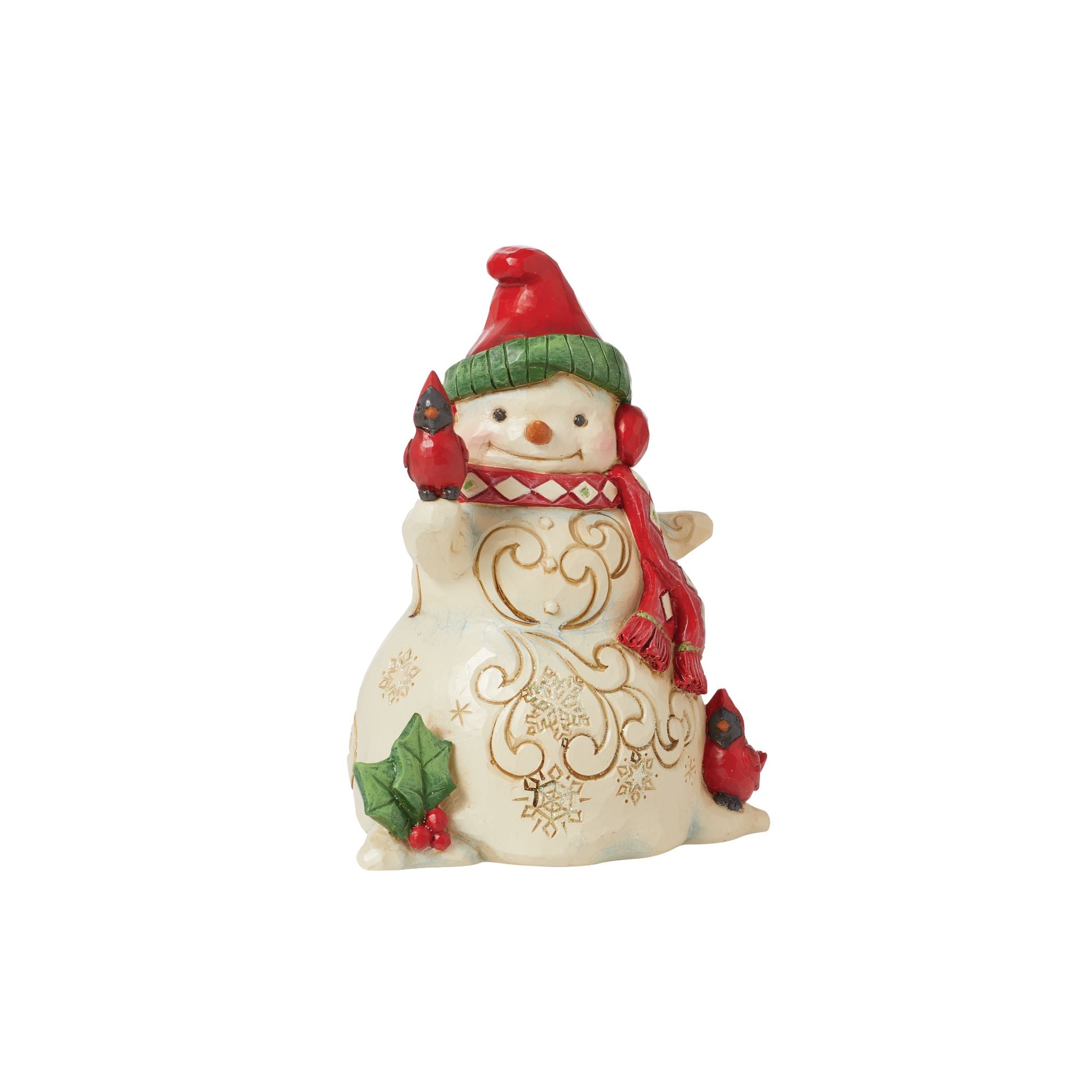 Snowman with Earmuffs Figurine – Jim Shore
