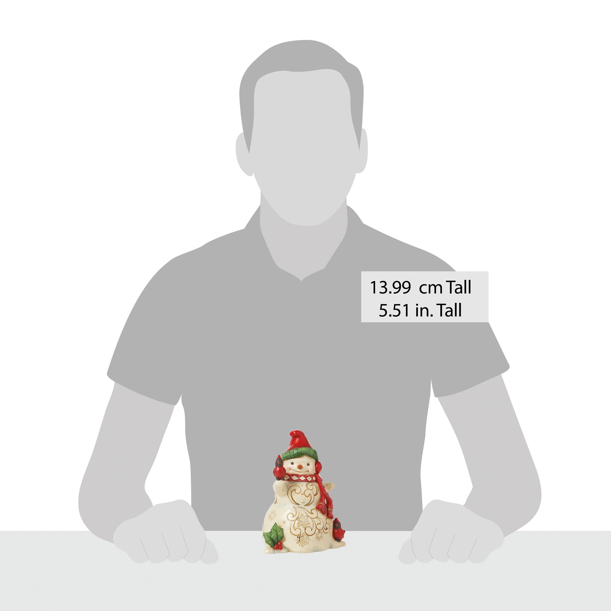 Snowman with Earmuffs Figurine – Jim Shore