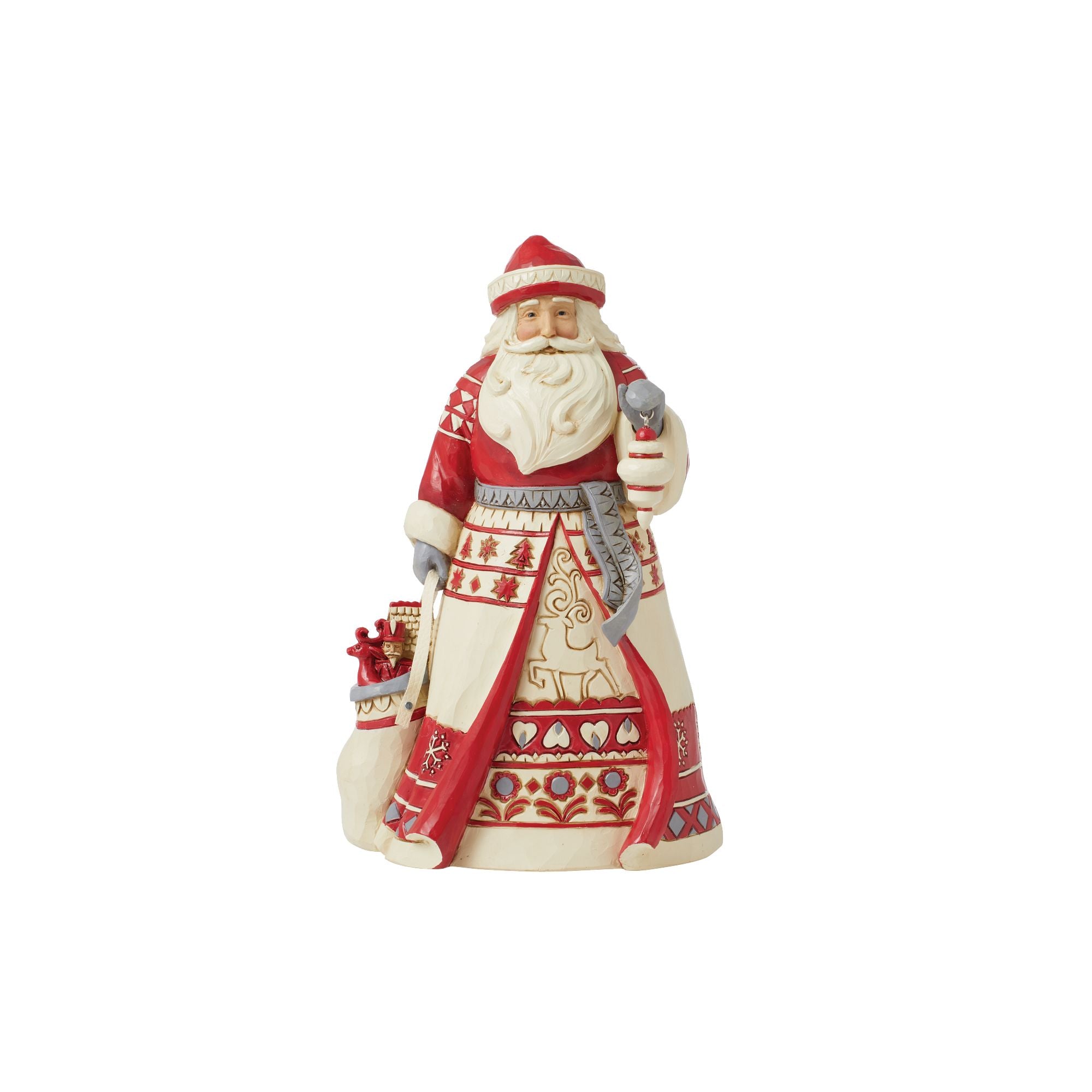 ジムショア　サンタクロース 置物 Santa Vintage LED Tree Fig – Jim Shore