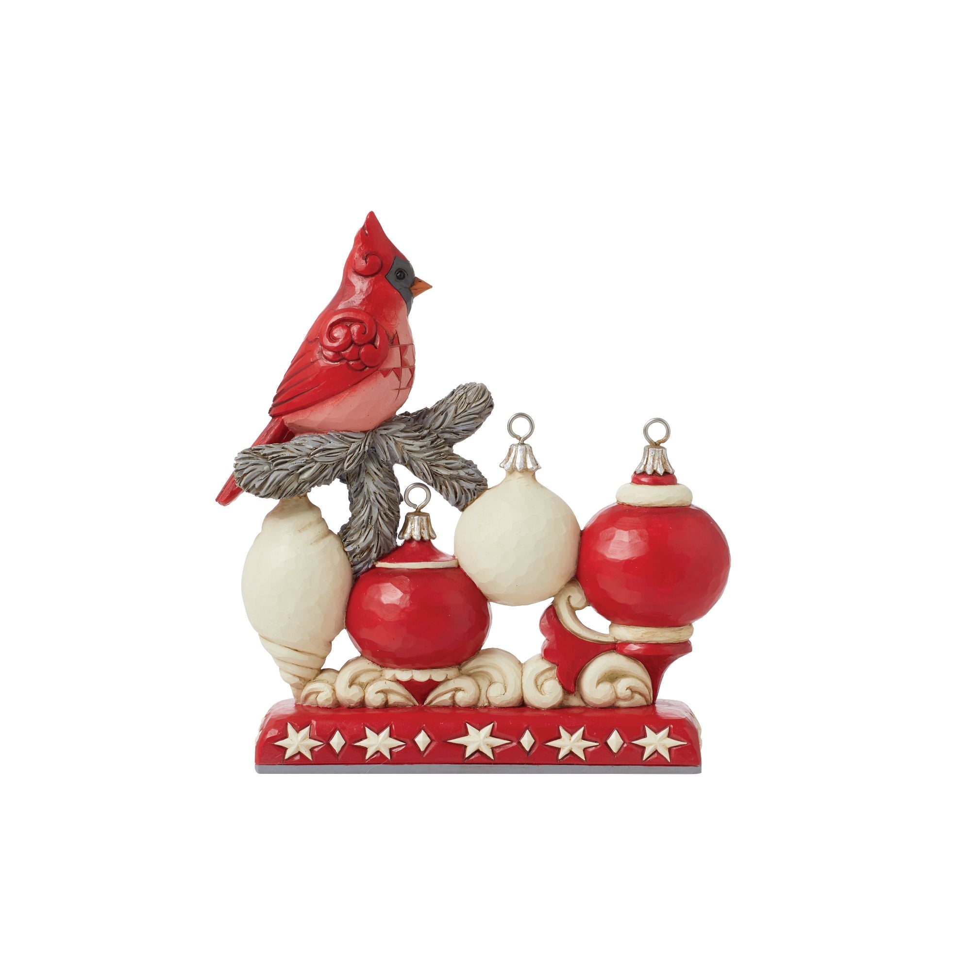 Jim Shore Nordic Noel Christmas Cardinal Figurine - Thumbnail 4