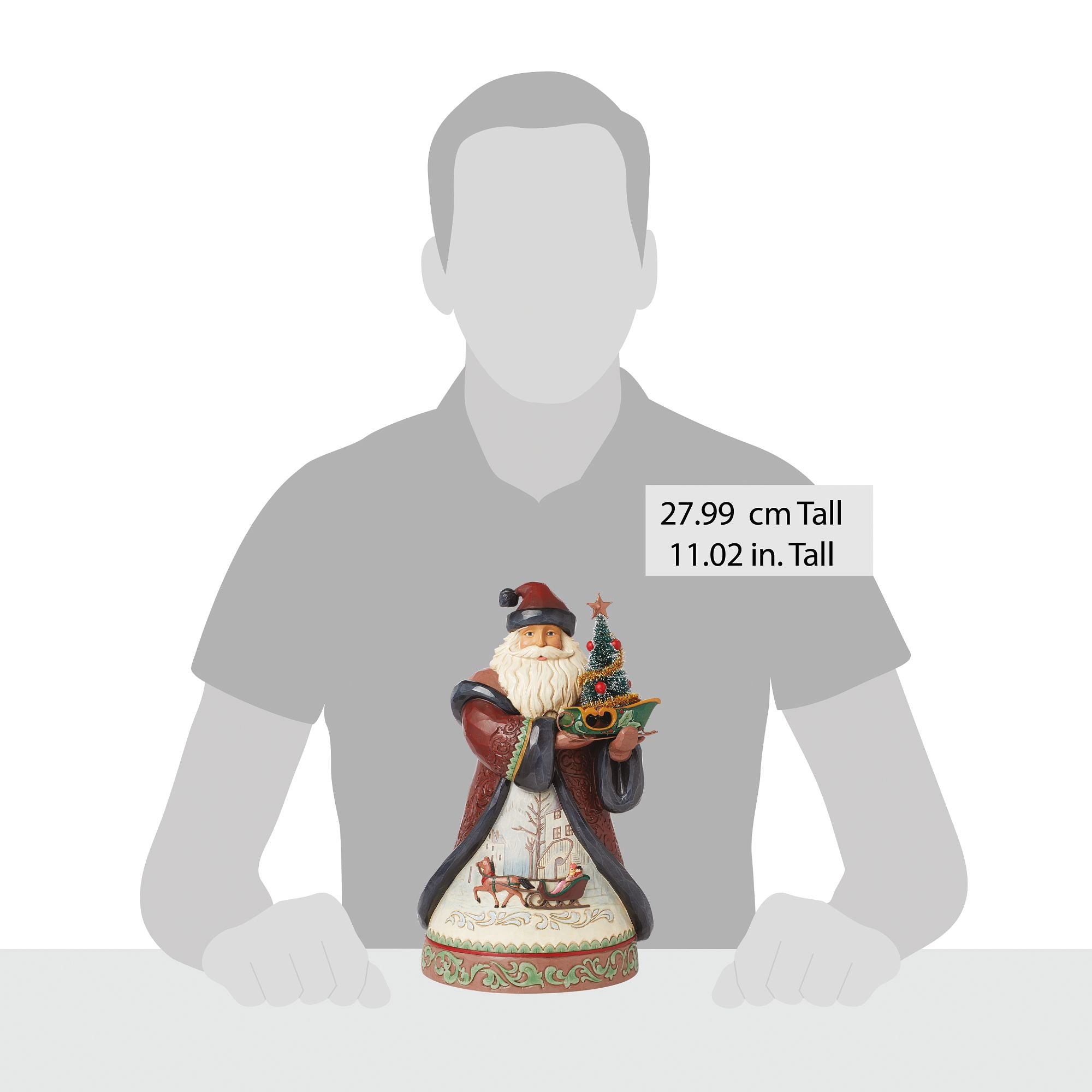 Holiday Manor Santa Sled Fig - Thumbnail 5