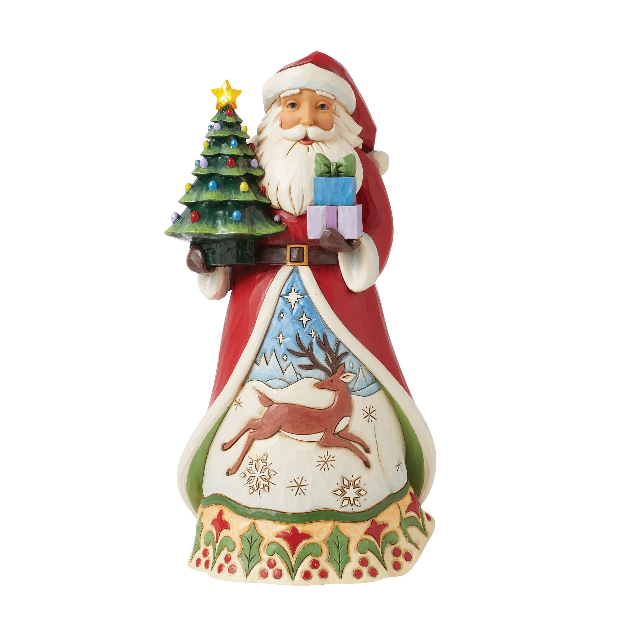 Santa Vintage LED Tree Fig – Jim Shore