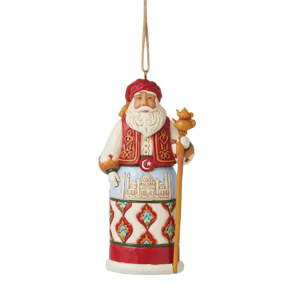 Santa Around World Turkey Orn – Jim Shore