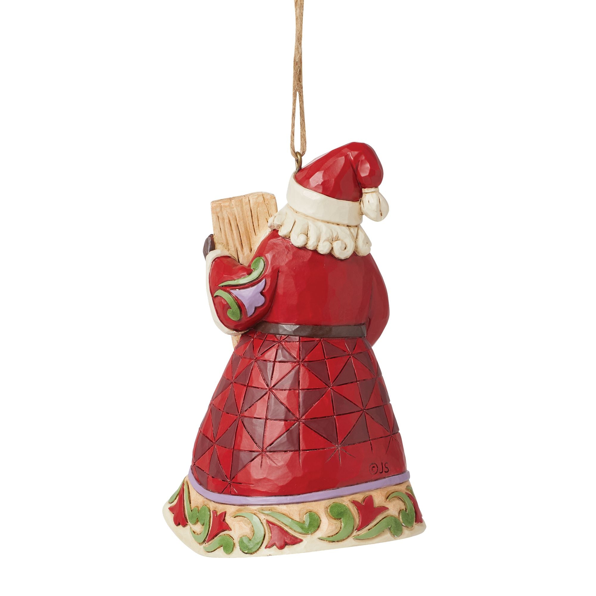 Santa with Porch Board Orn – Jim Shore
