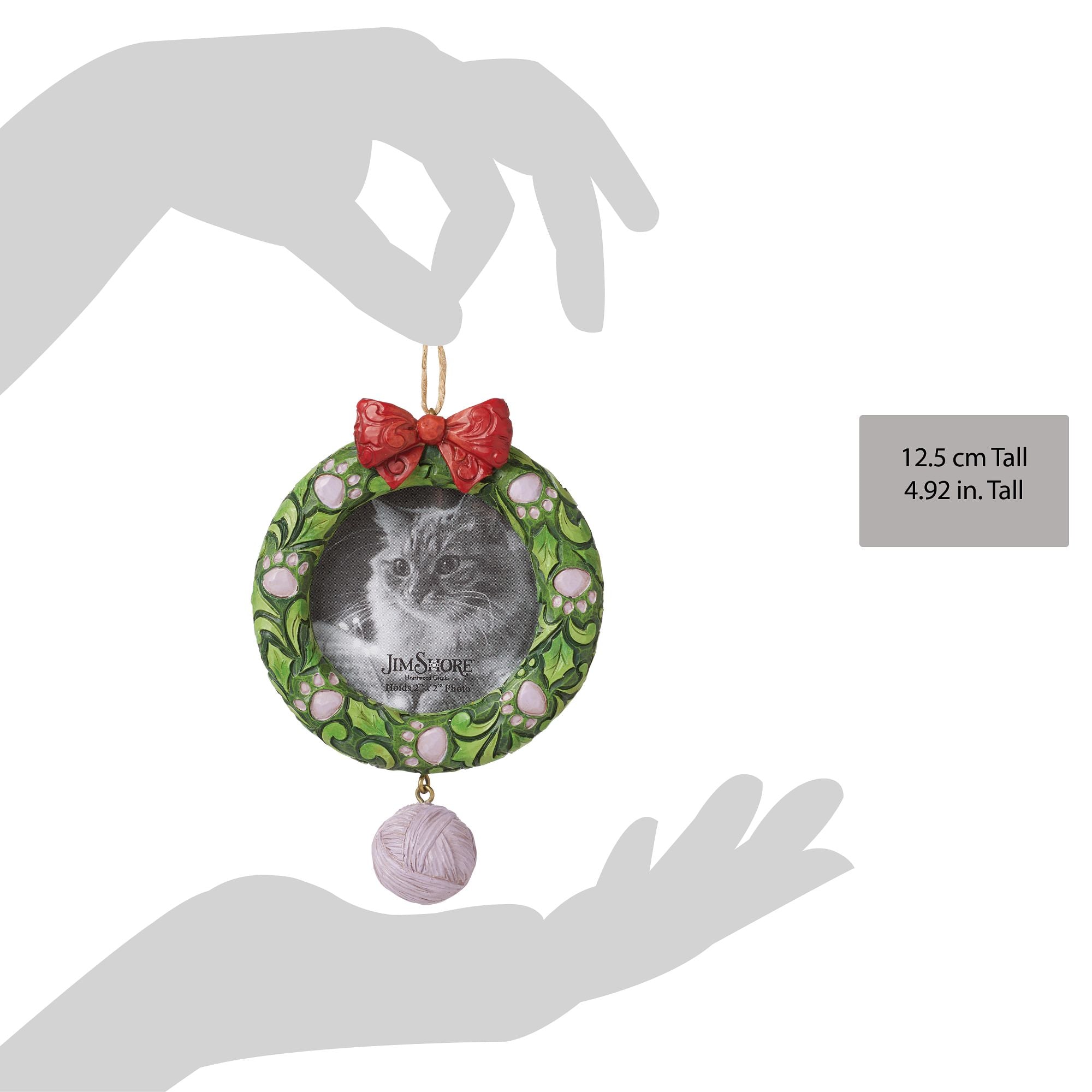 Cat Pet Wreath Frame Ornament - Thumbnail 2