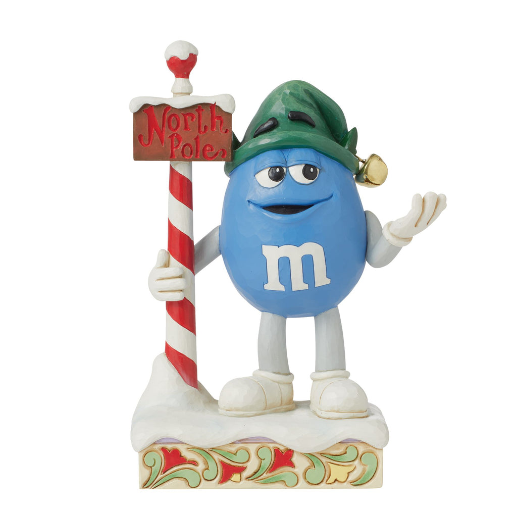 M&M'S Blue Character Elf – Jim Shore