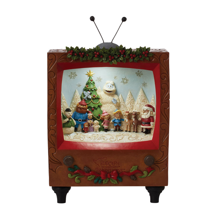 Rudolph LED Diorama TV Scene