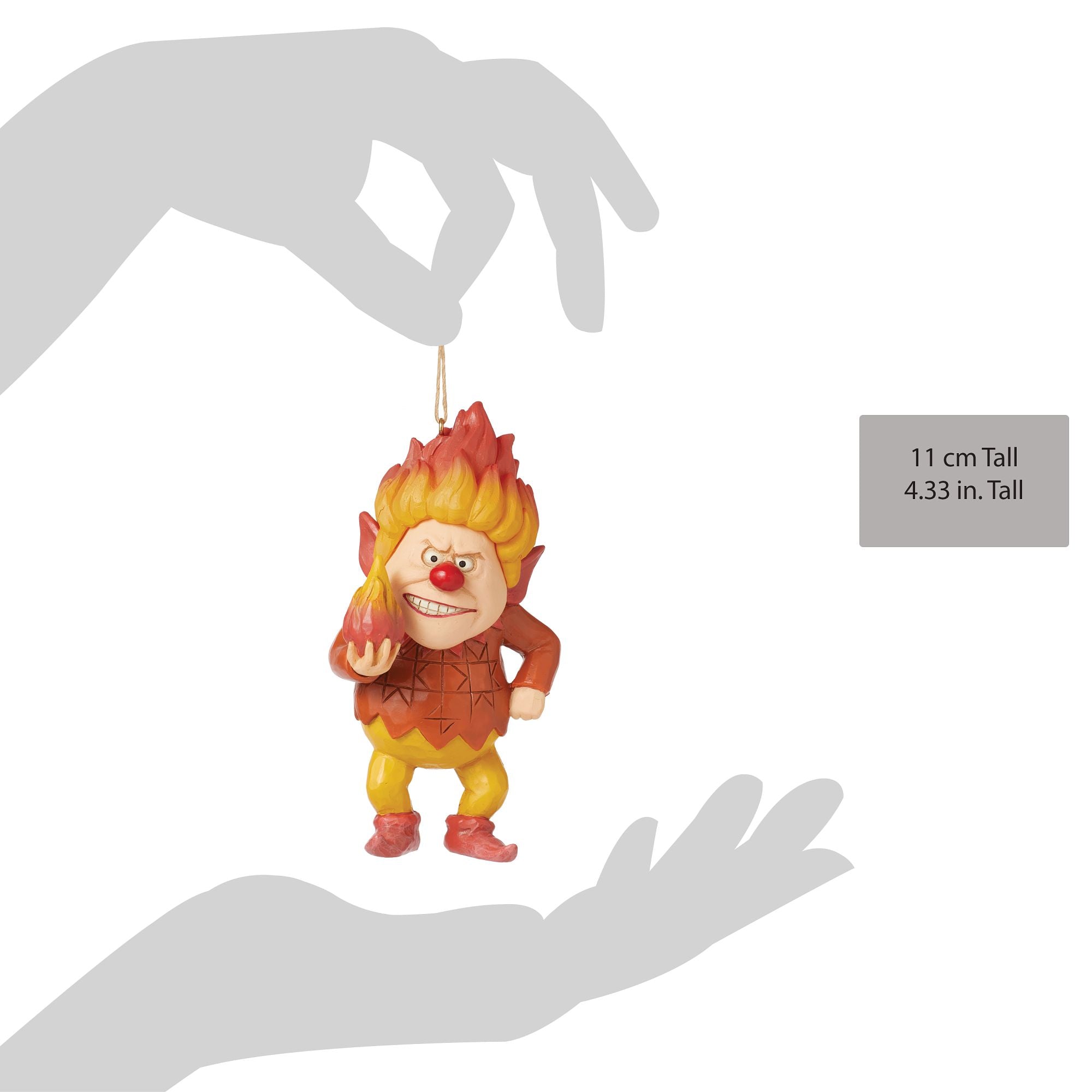 Heat Miser Holding Fire Hanging Ornament - Thumbnail 3