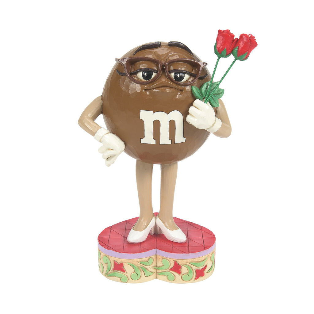 M&M'S Brown Charact Hldng Flwr – Jim Shore