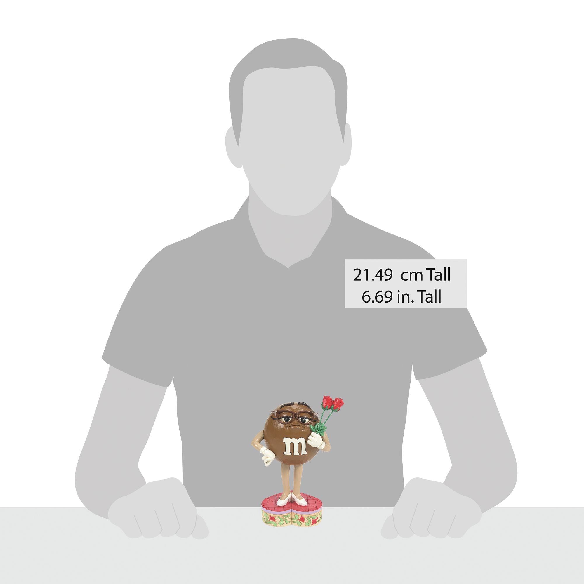 M&M'S Brown Charact Hldng Flwr – Jim Shore