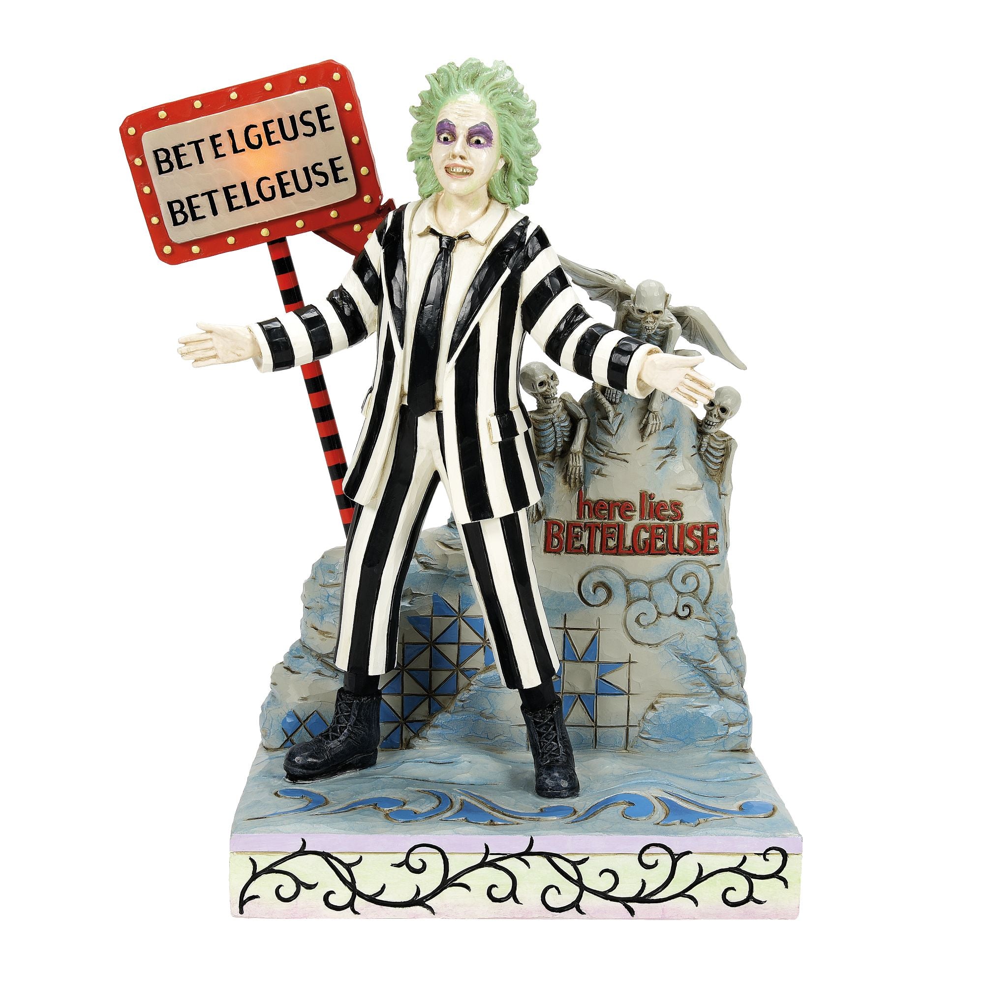 ジムショア ビートルジュース LEDサイン Beetlejuice LED Sign & Gravest – Jim Shore