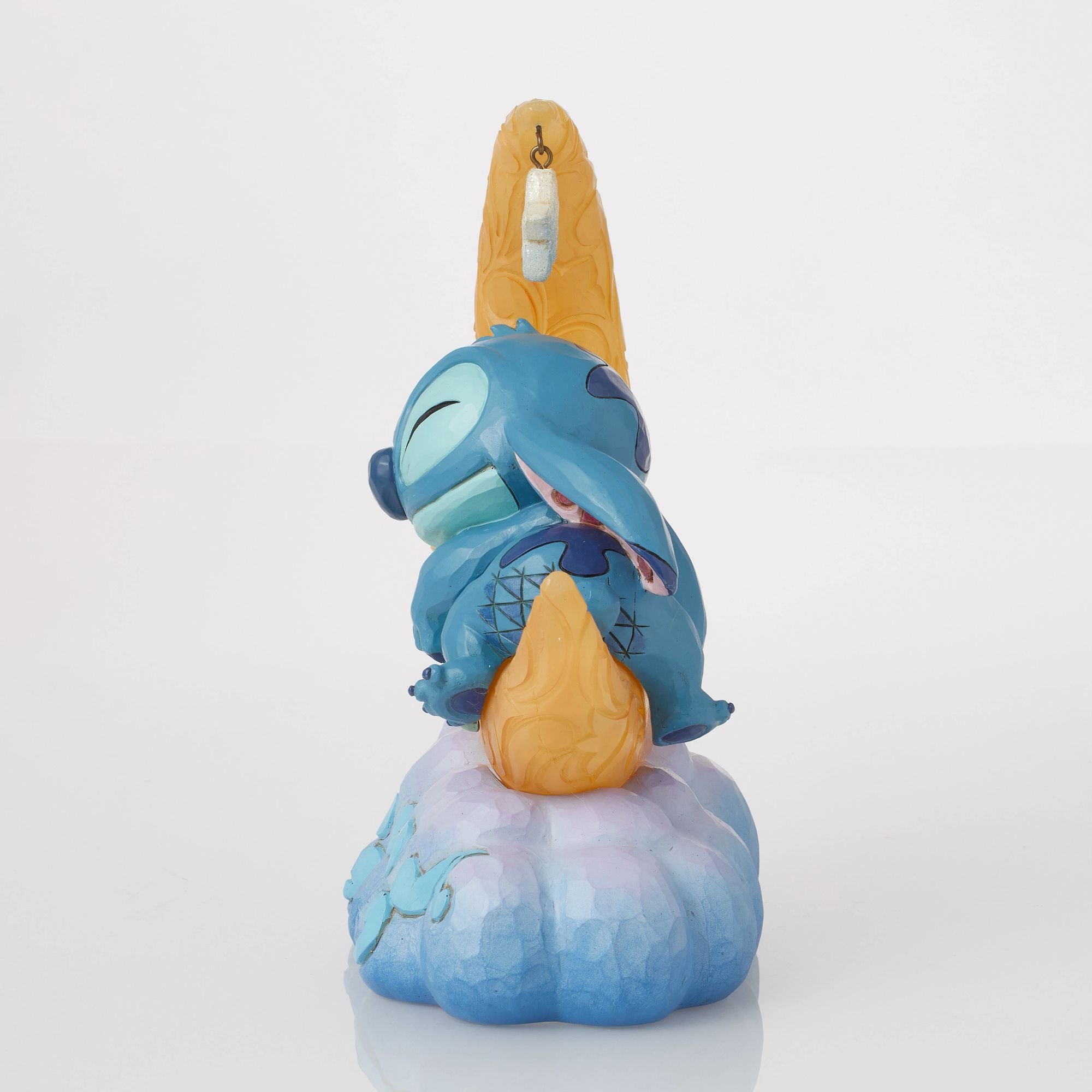 Disney Traditions スティッチ ムーン スクランプ Stitch & Scrump on LED Moon – Jim Shore