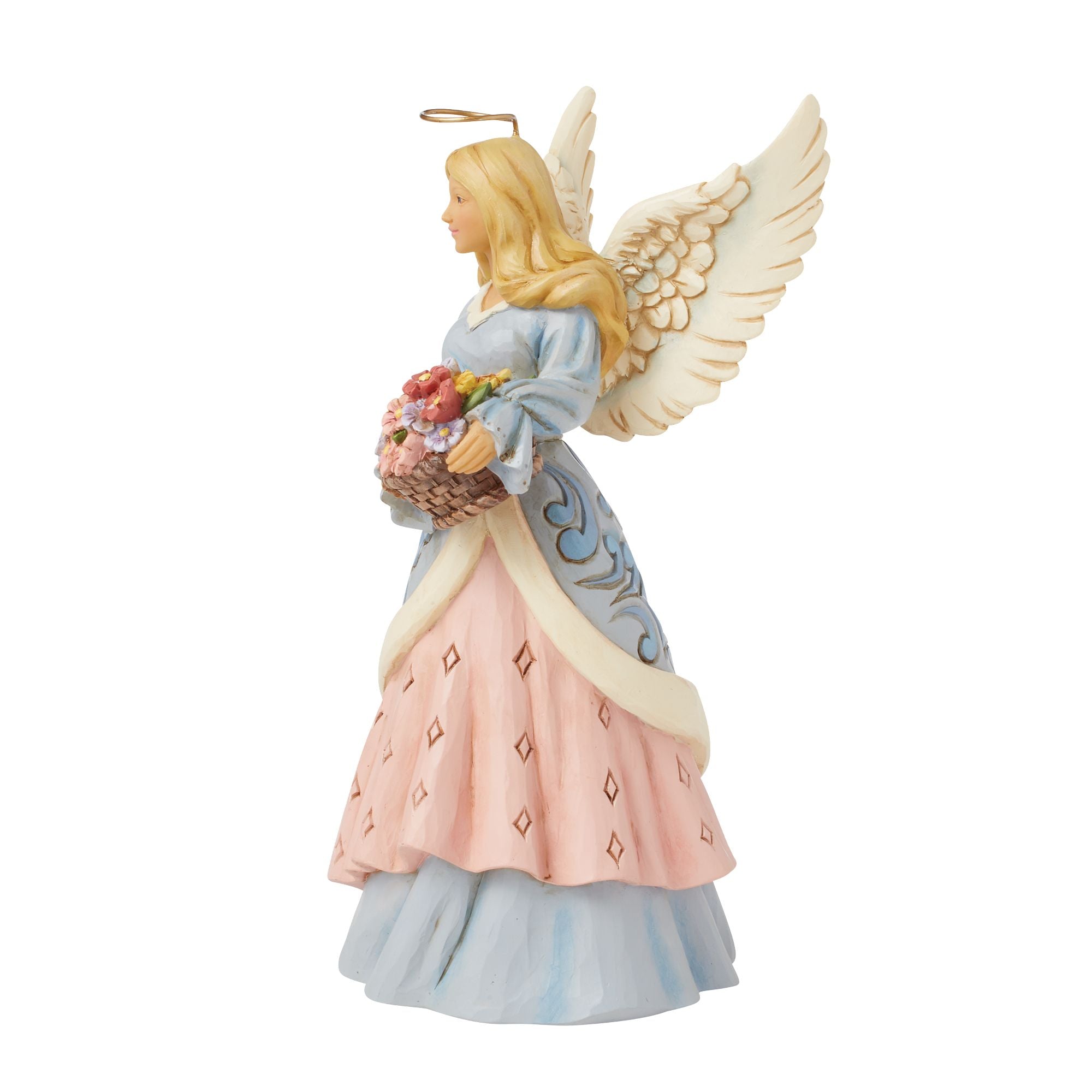 Angel with Flower Basket Fig - Thumbnail 3