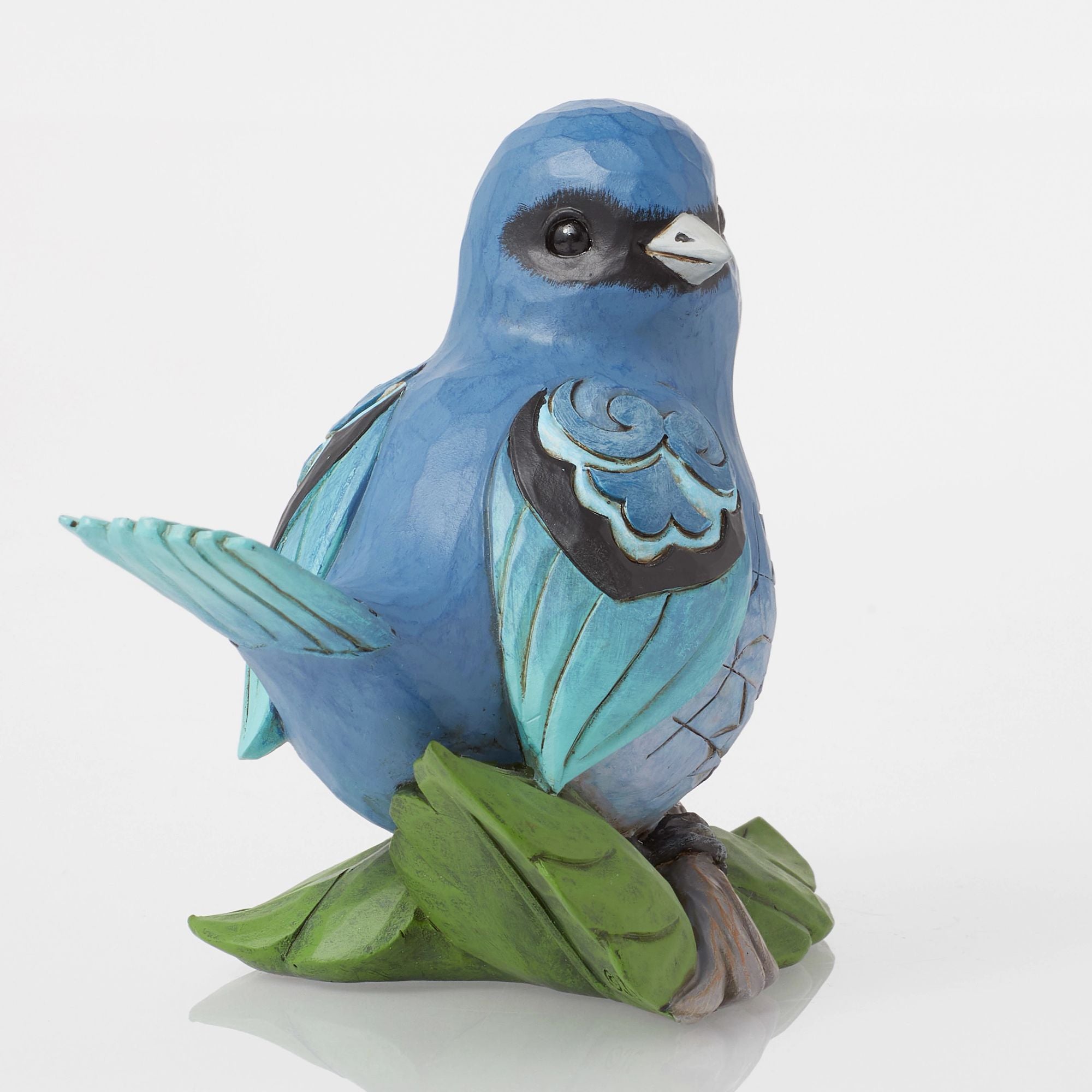 工芸品 milktea birds  Bunting Lazuli bunting – byrdis