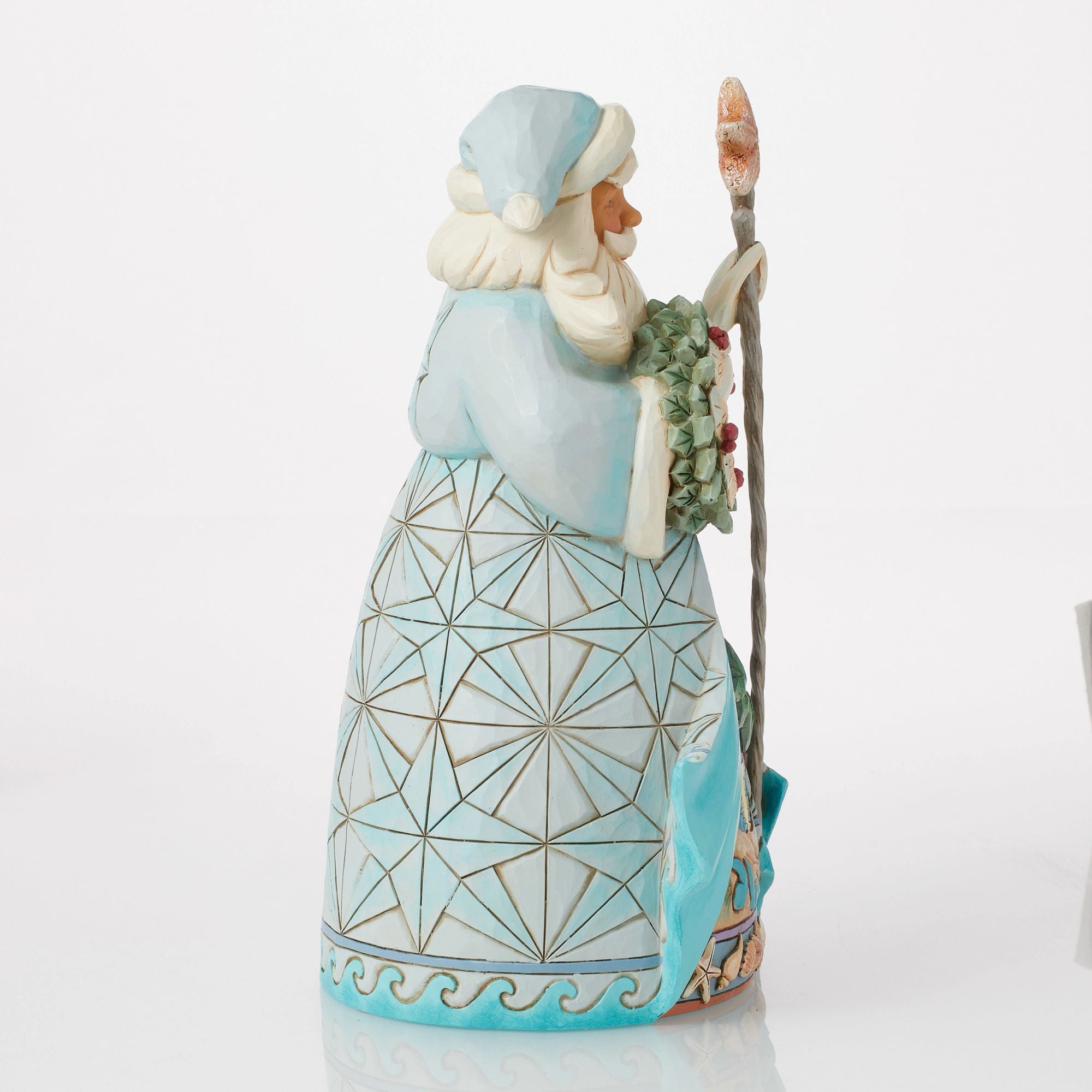 Jim Shore Coastal Santa With Sand Dollar Figurine - Thumbnail 4