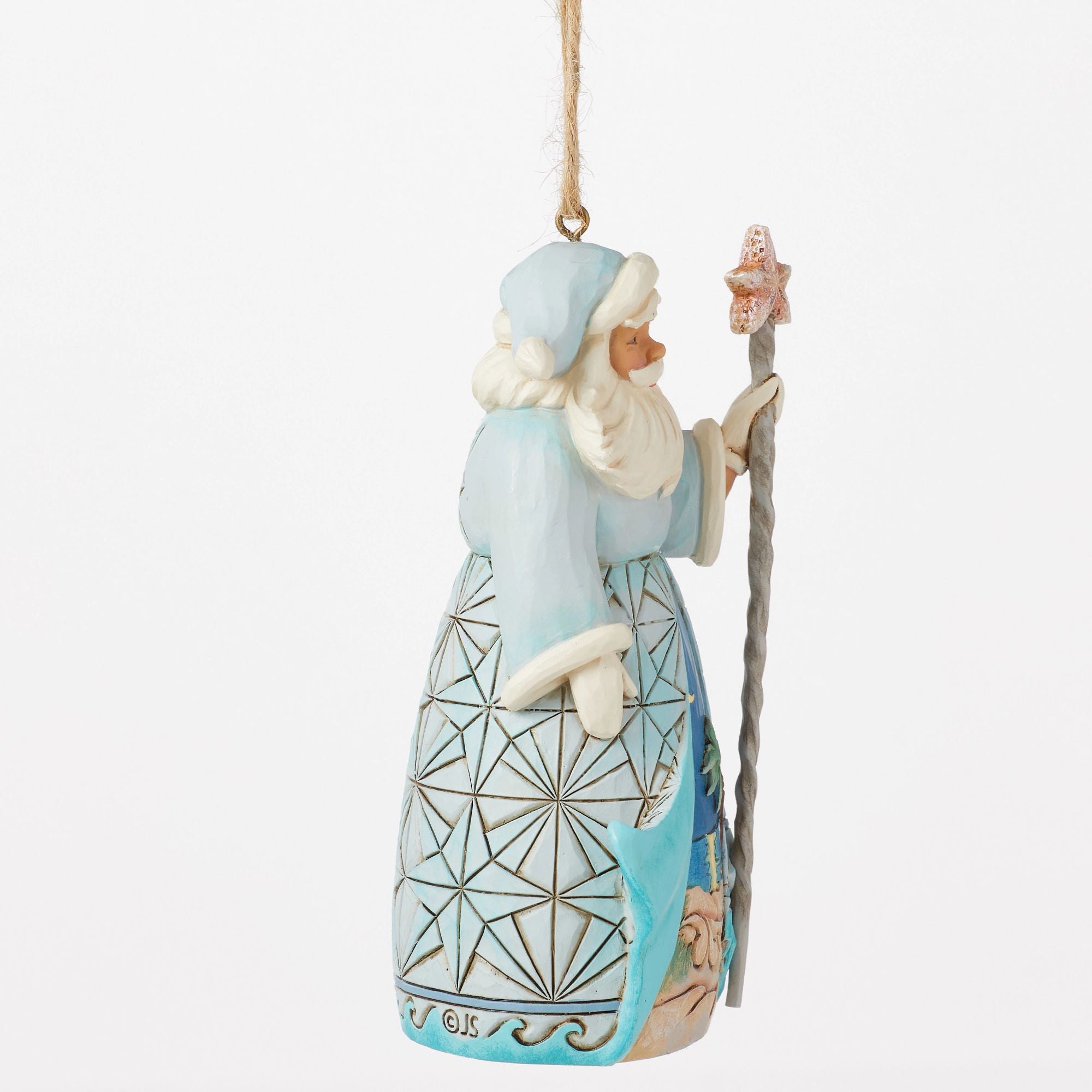Santa with Starfish Cane Orn – Jim Shore