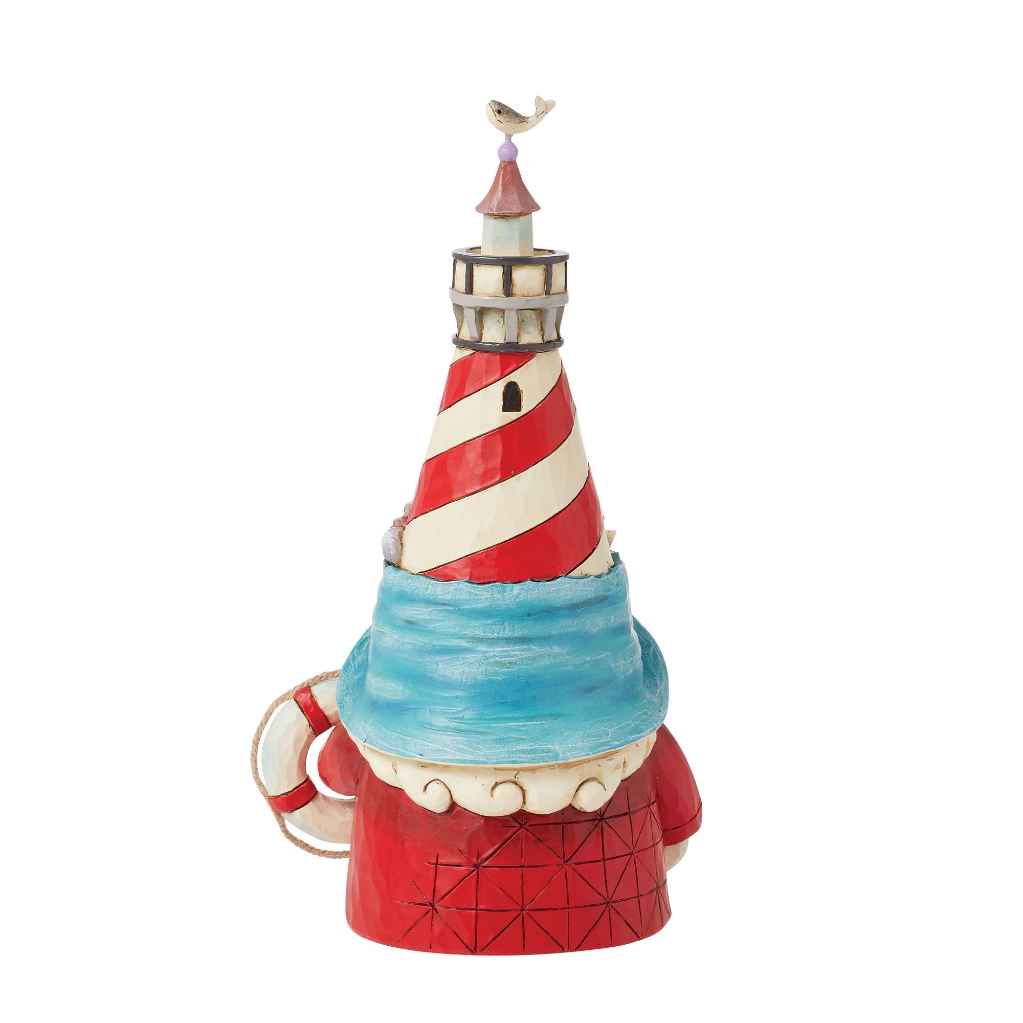 Jim Shore Coastal Lighthouse Hat Gnome Figurine - Thumbnail 4