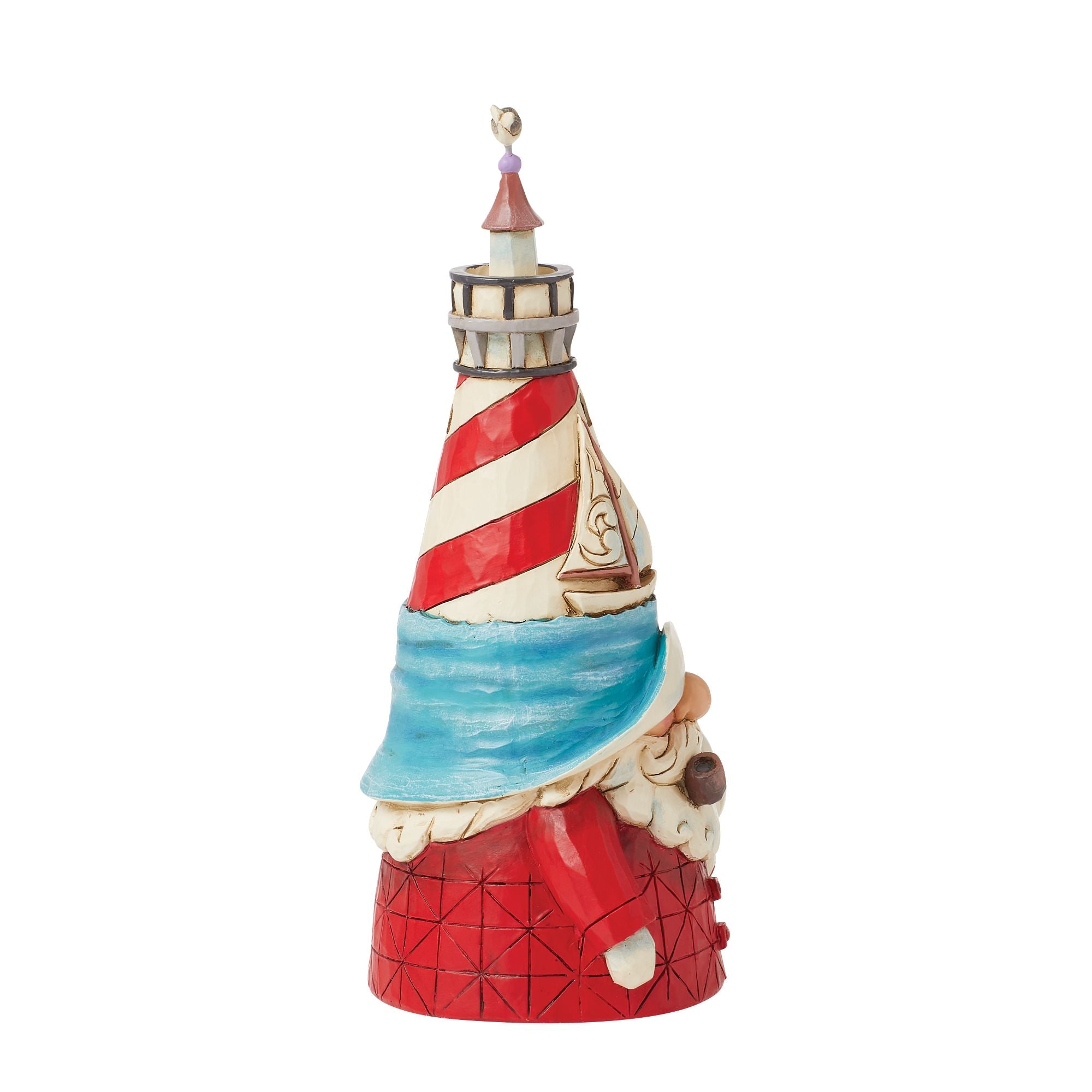 Jim Shore Coastal Lighthouse Hat Gnome Figurine - Thumbnail 2
