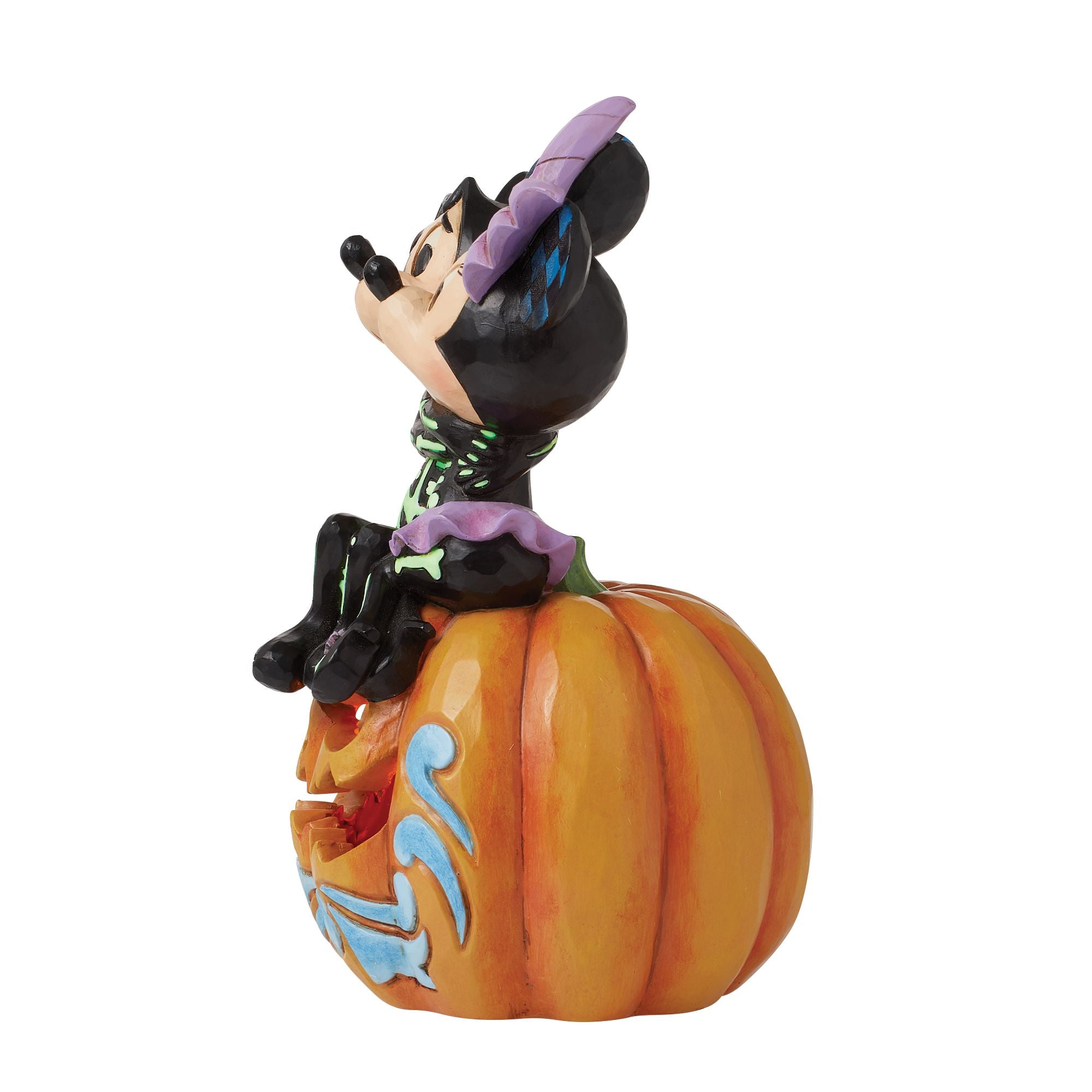 【Disney Traditions】ミッキー＆ミニー スケアード スケルトンズ Mickey&Minnie Scared Skeletons – Jim Shore