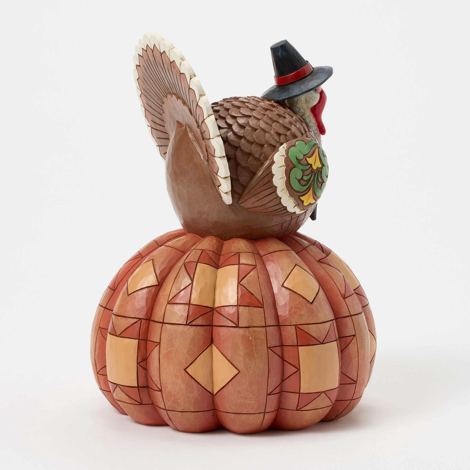 Turkey Pumpkin Sunflower Figurine - Thumbnail 5