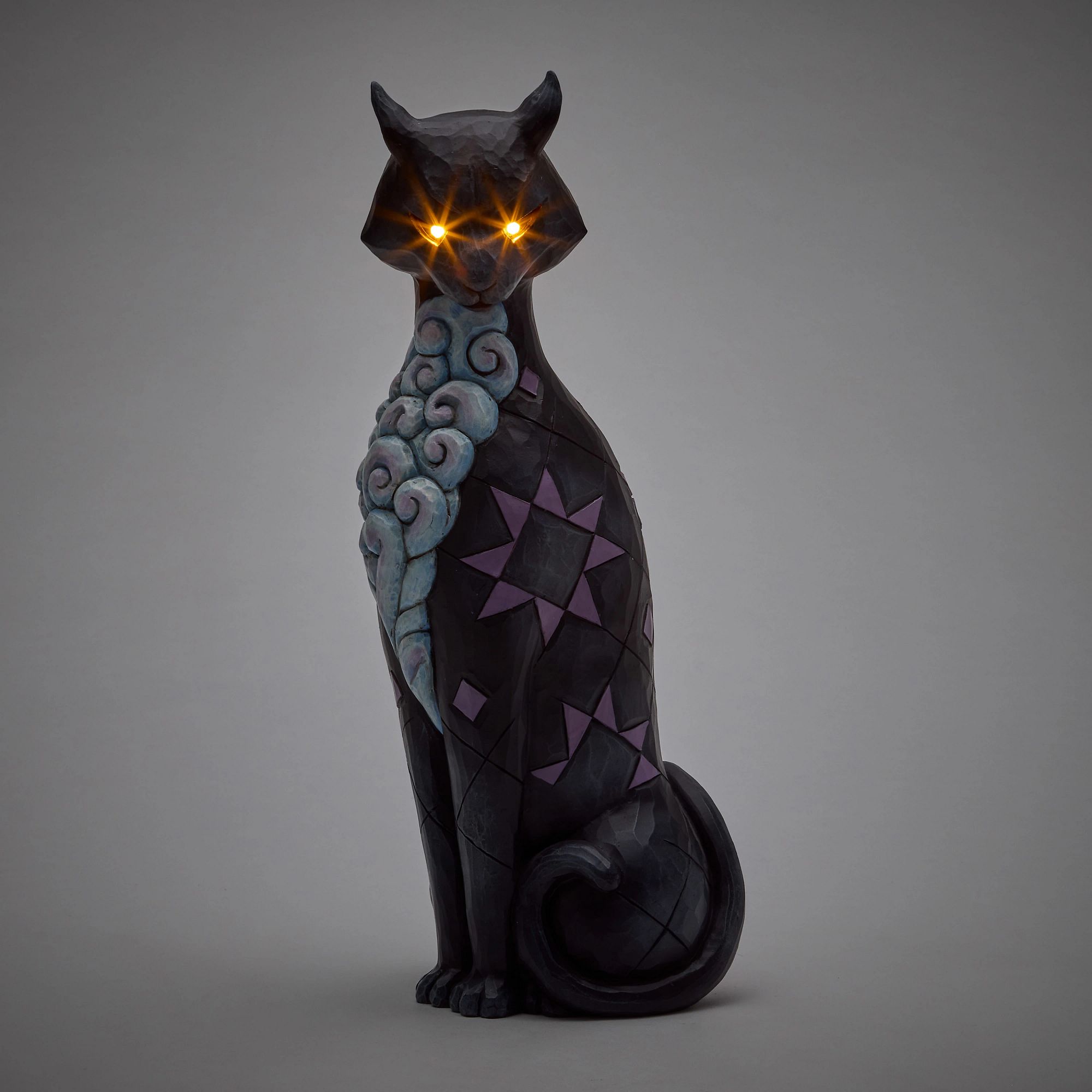 Vintage Cat with LED Glow Eyes – Jim Shore
