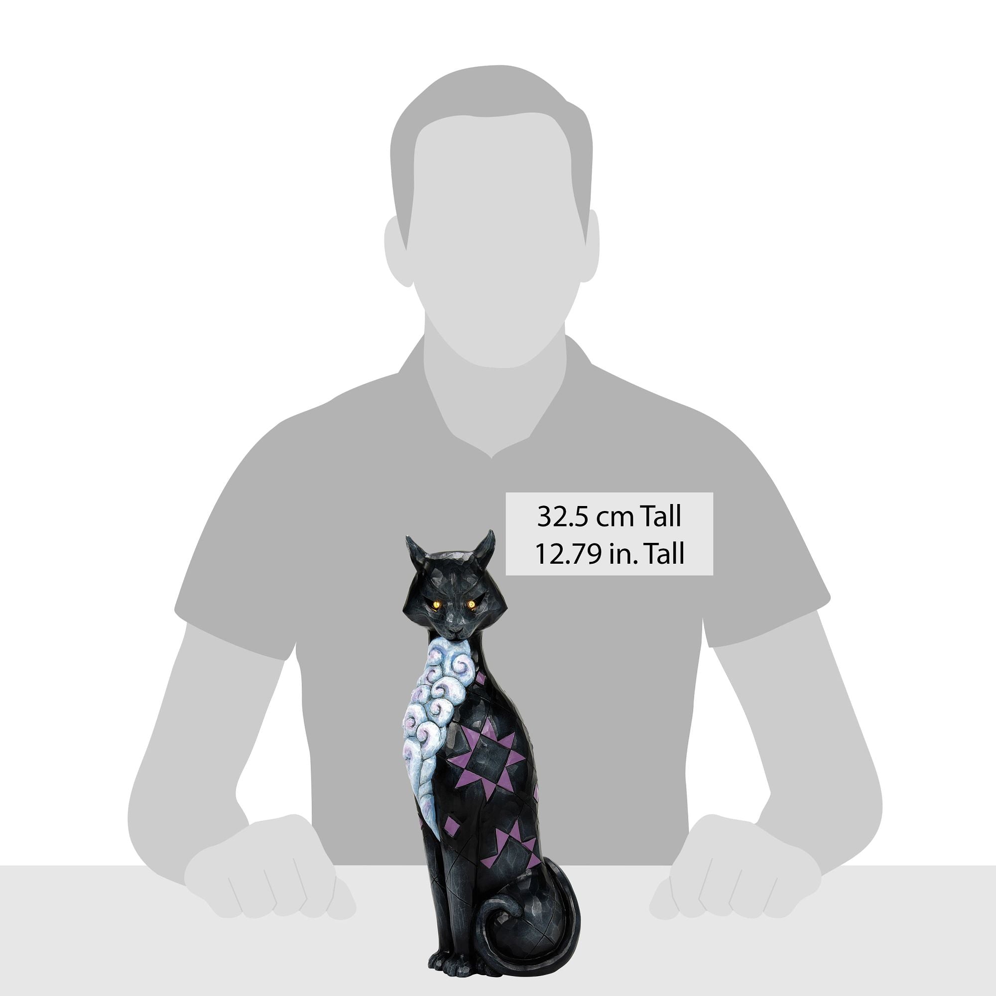 Vintage Cat with LED Glow Eyes – Jim Shore