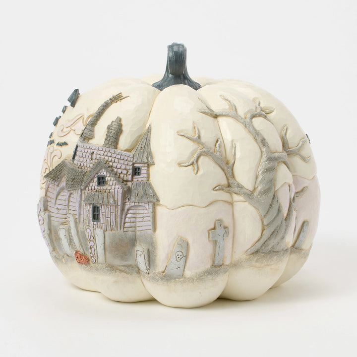 Pumpkin with Bats Flying Fig