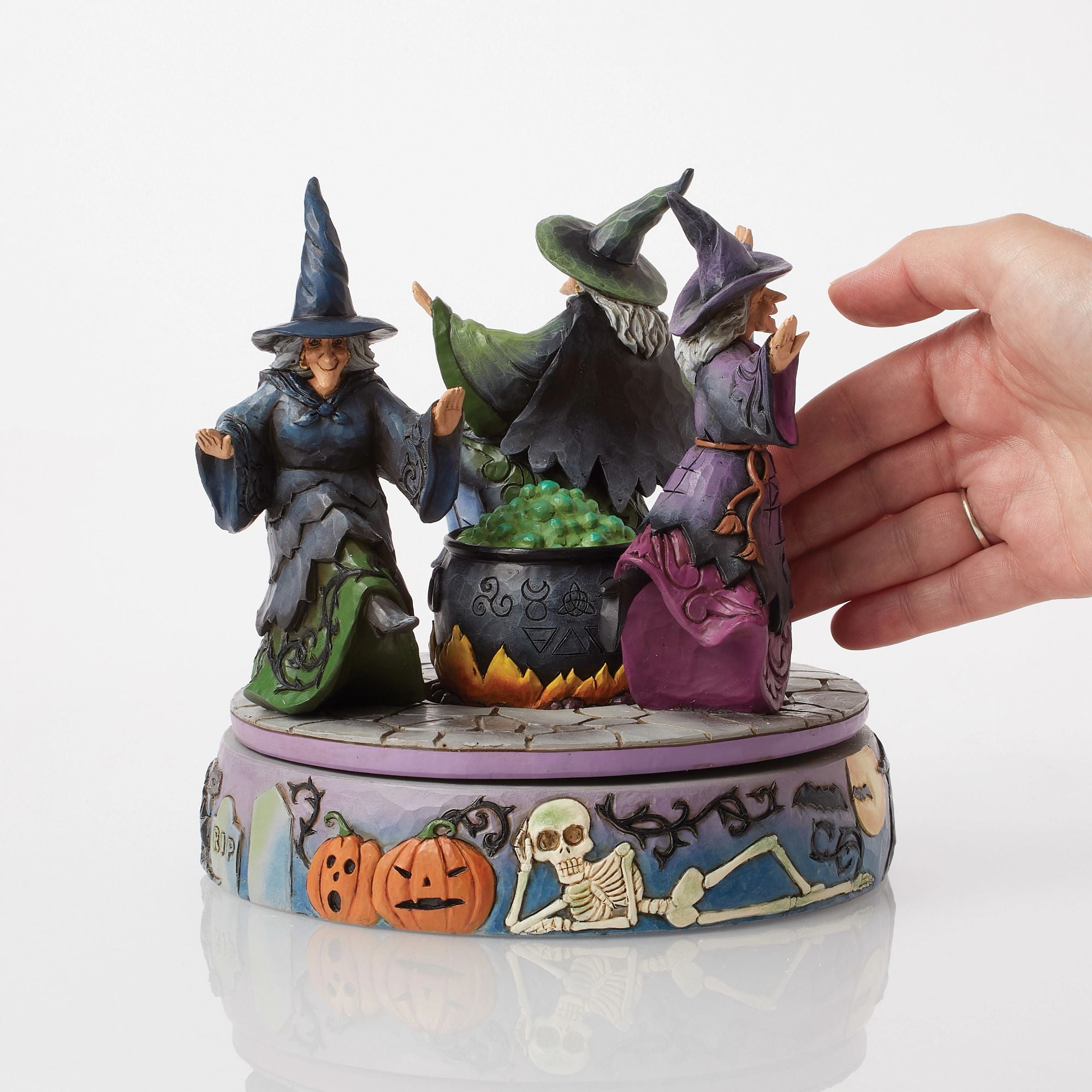 Witches Rotating Cauldron Fig – Jim Shore