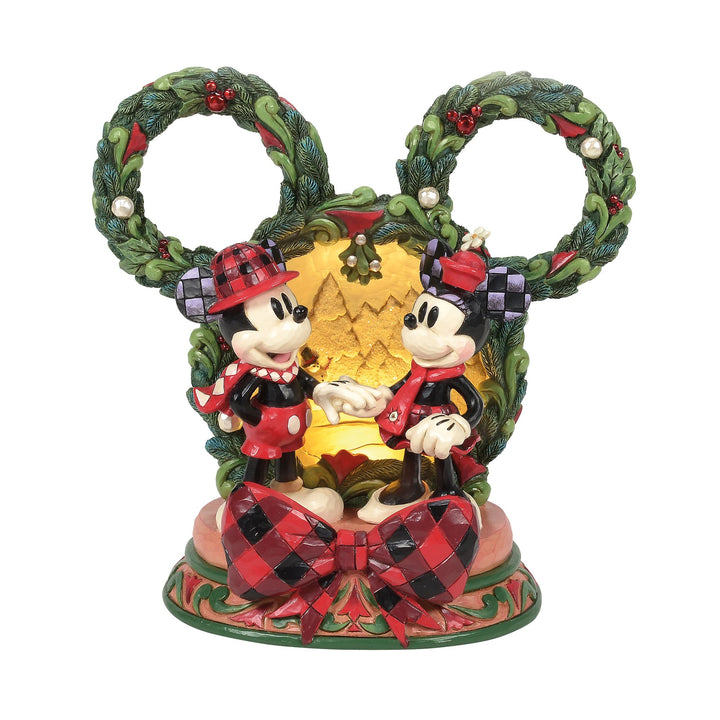 Signed - Mickey & Minnie LED Diorama