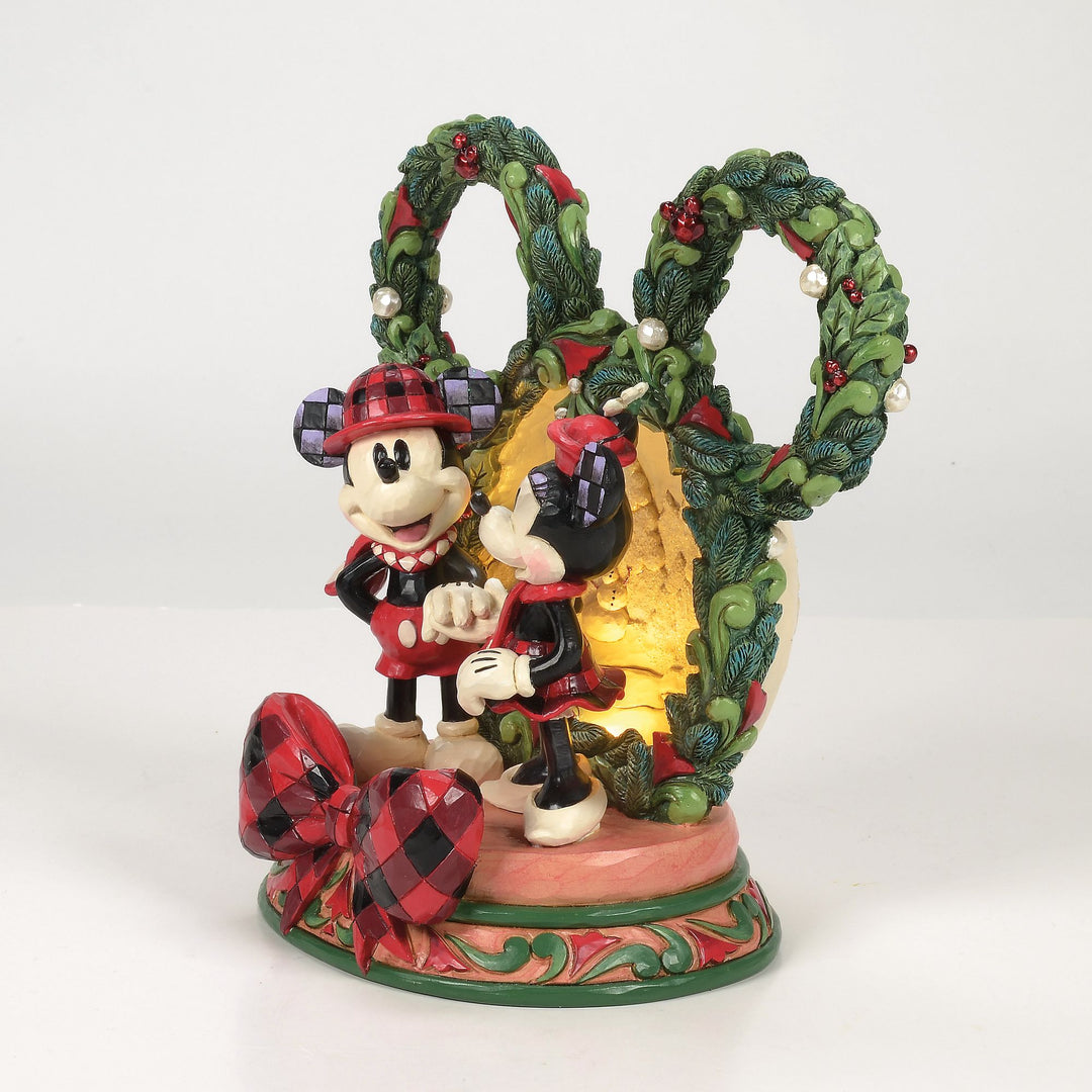 Signed - Mickey & Minnie LED Diorama