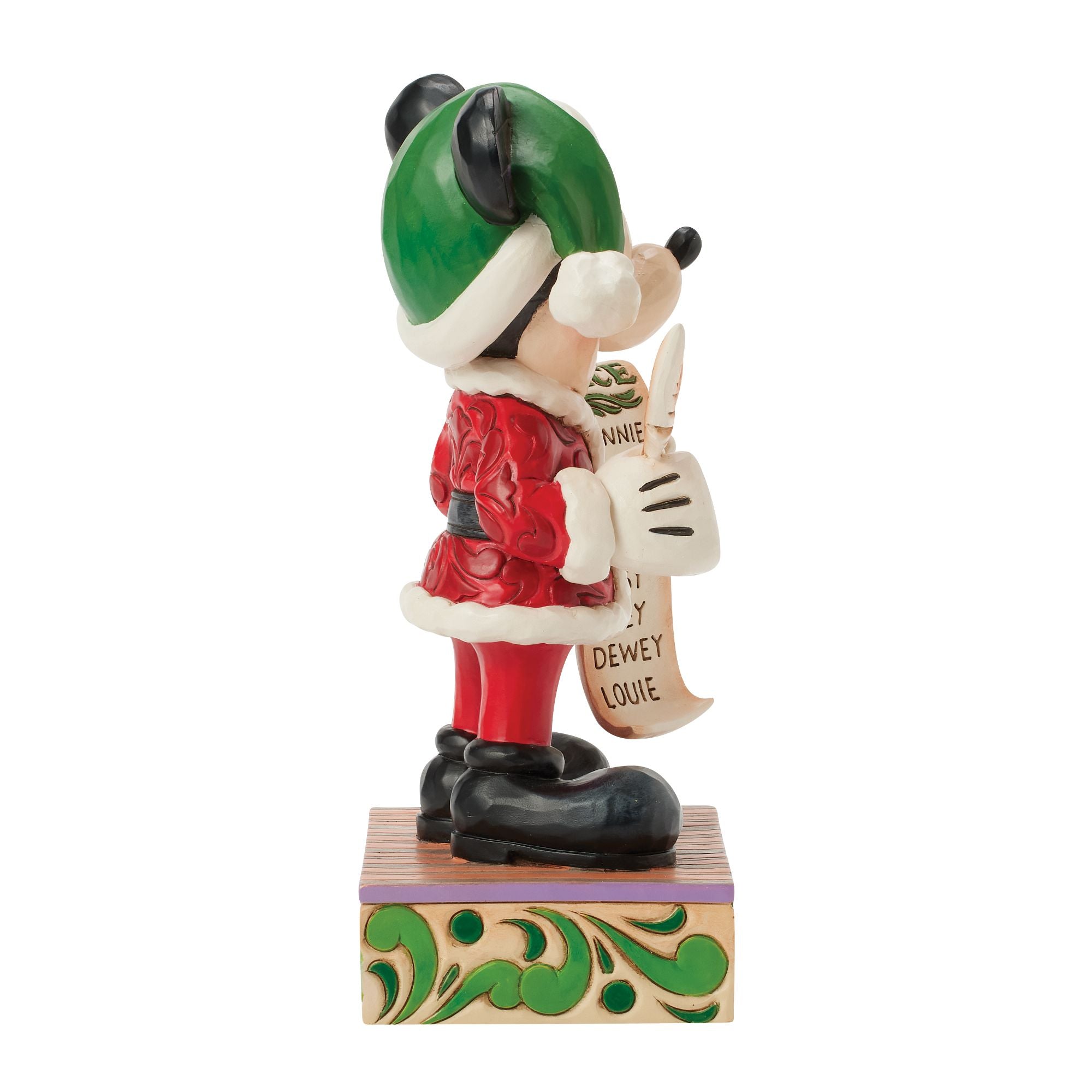 Santa Mickey with List – Jim Shore