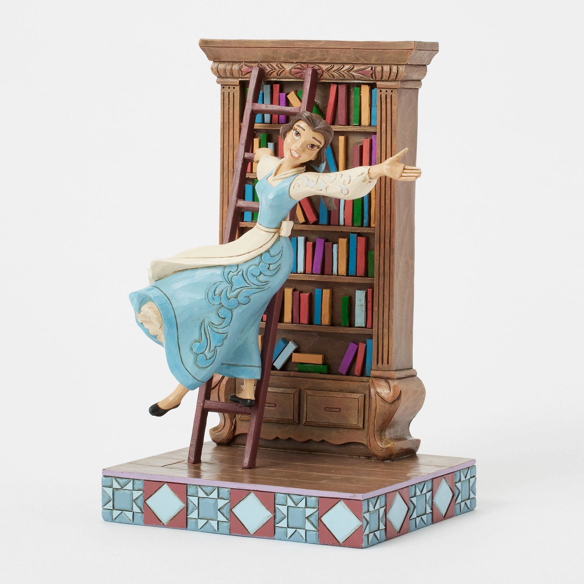 ★Belle★ Belle with Bookshelf – Jim Shore