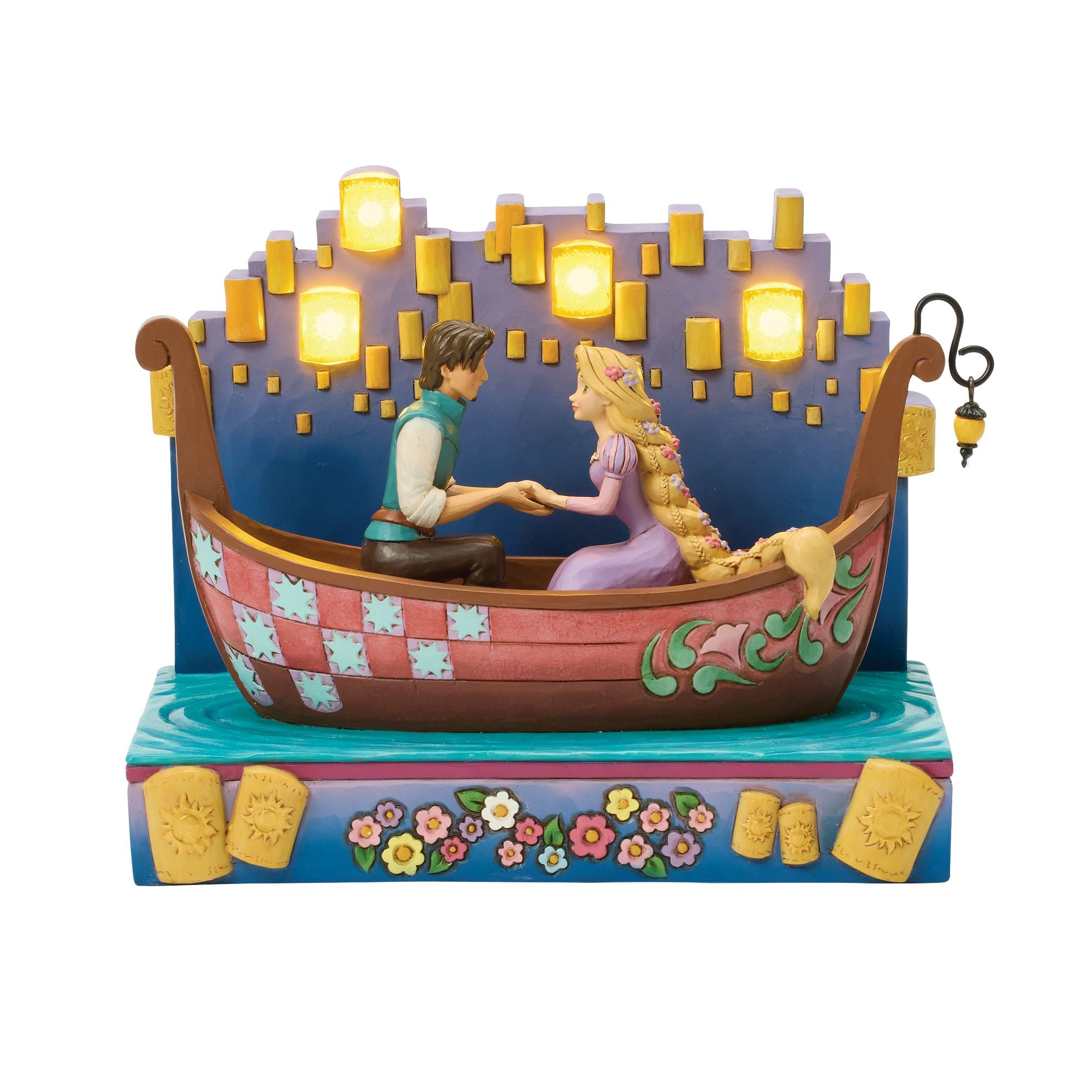 Tangled Boat with LED Lanterns – Jim Shore