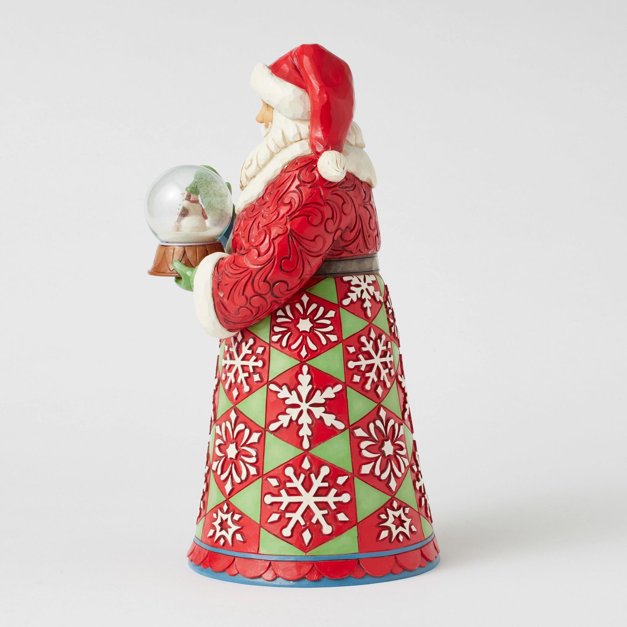 Santa Holding Mini Globe Fig – Jim Shore