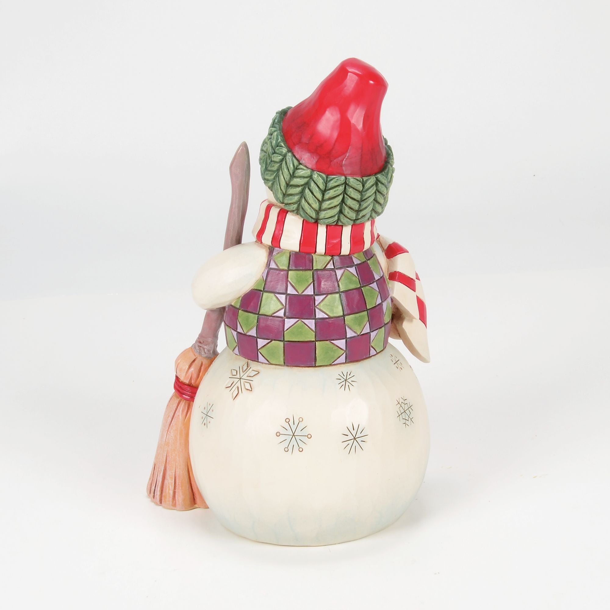Snowman with Dog Peeking Fig – Jim Shore