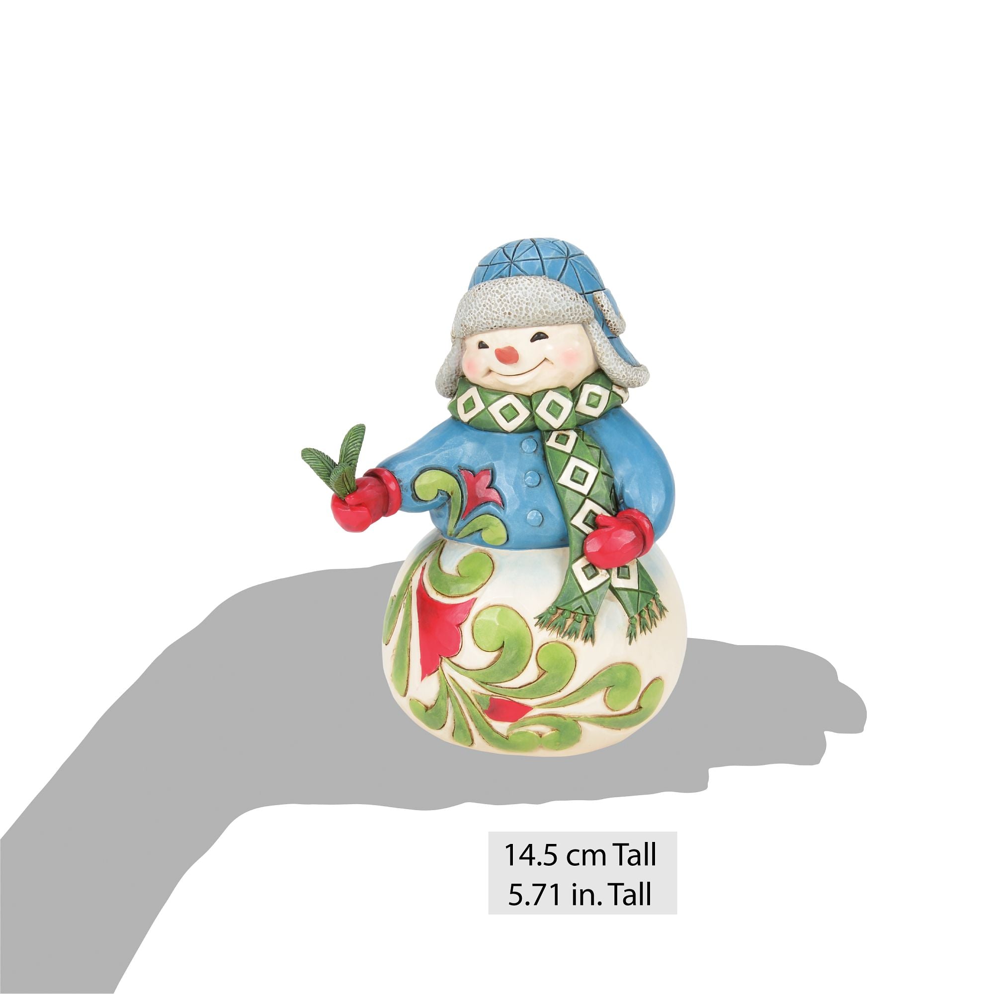 Snowman Evergreen Sprig Fig – Jim Shore