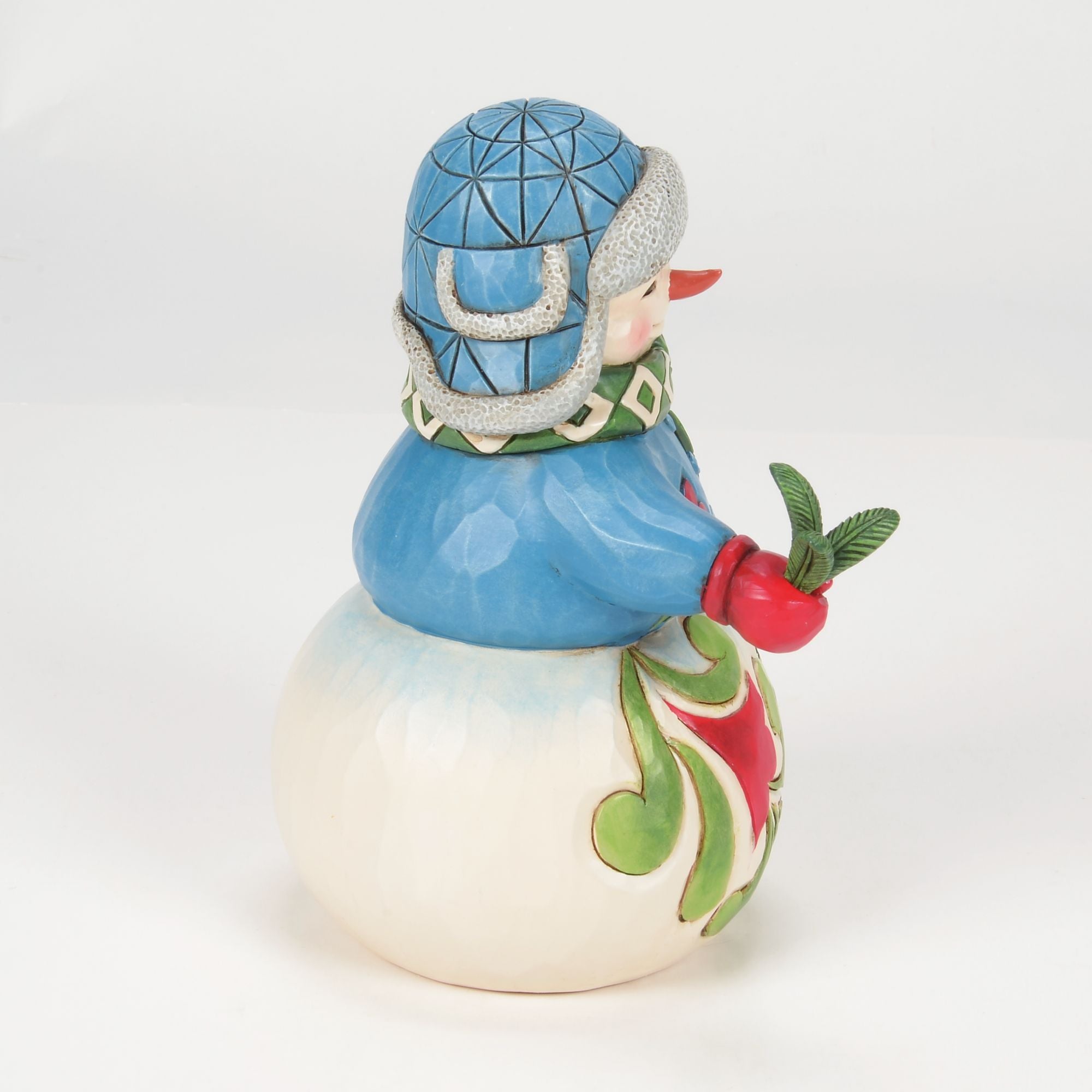 collect maniaコレクトマニアby SPデザインスノーボードビブM Snowman Evergreen Sprig Fig – Jim Shore