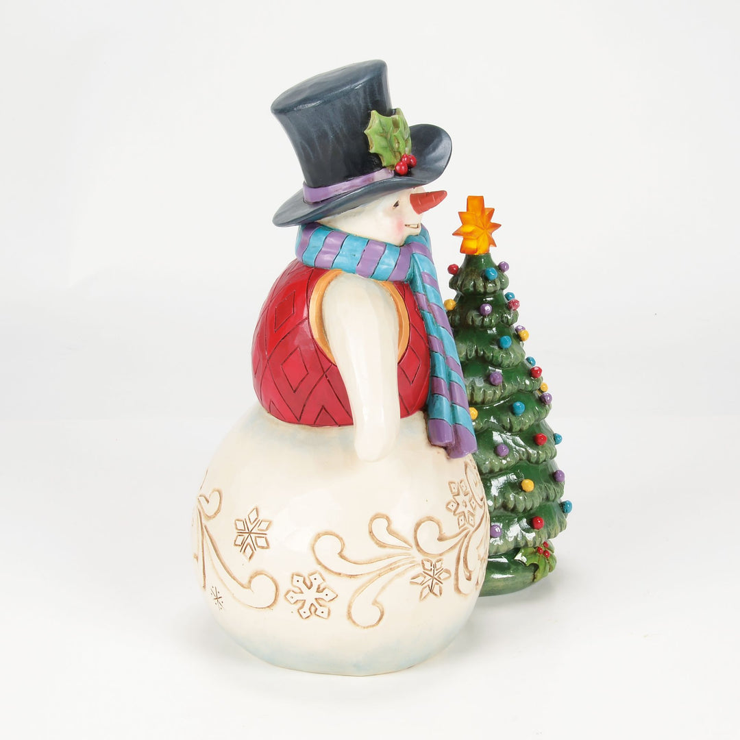 Snowman With Vintage Fig