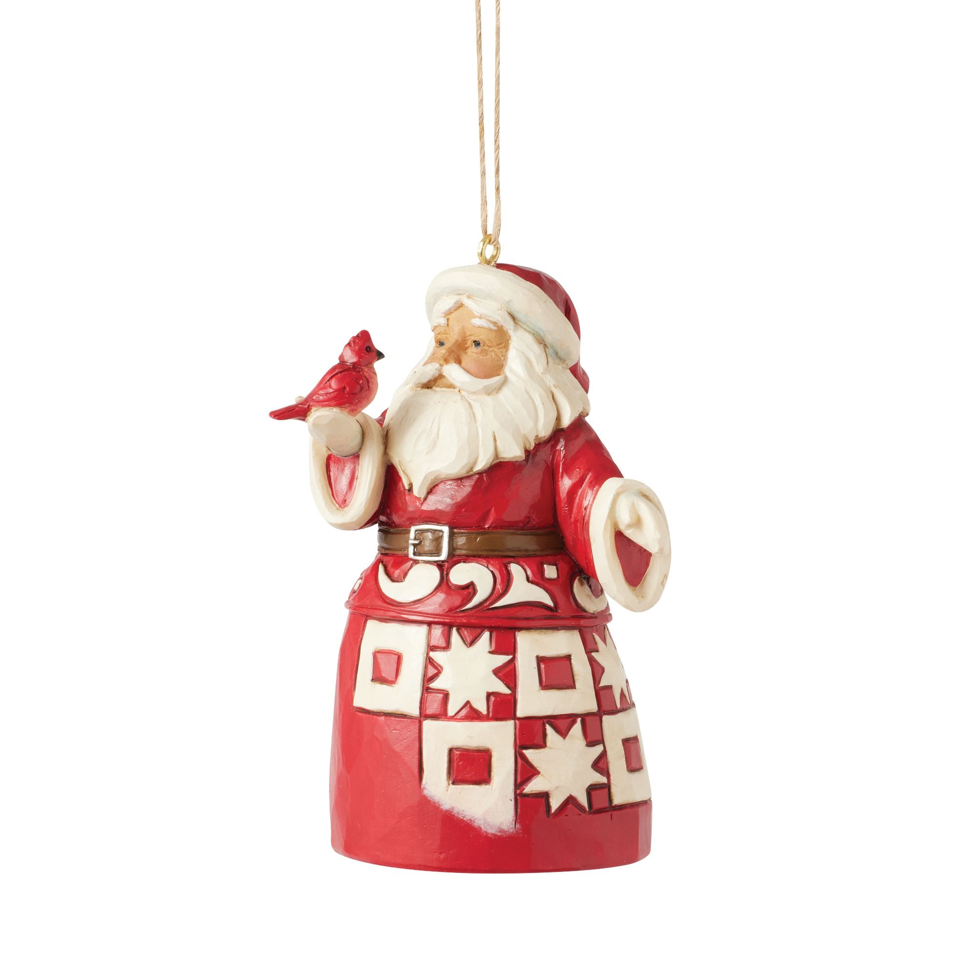 Jim Shore Nordic Noel Santa Ornament - Thumbnail 2