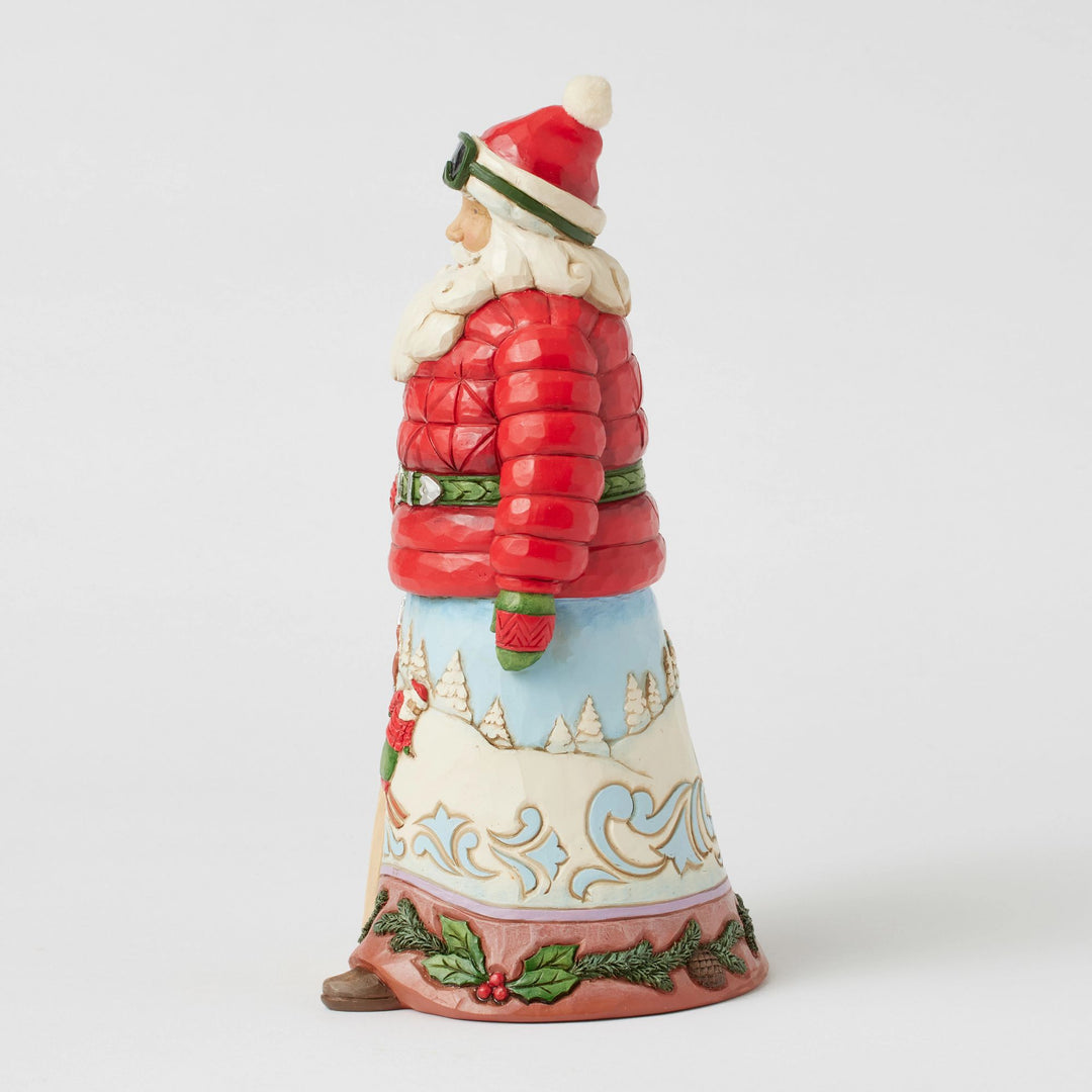 Lodge Santa With Ski Fig